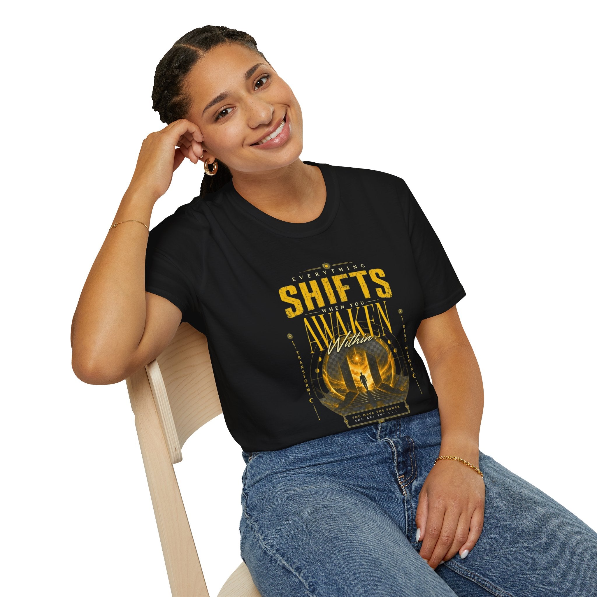 Shifts Awaken T-Shirt — Spiritual Awakening Graphic Tee - Awaken Within Apparel