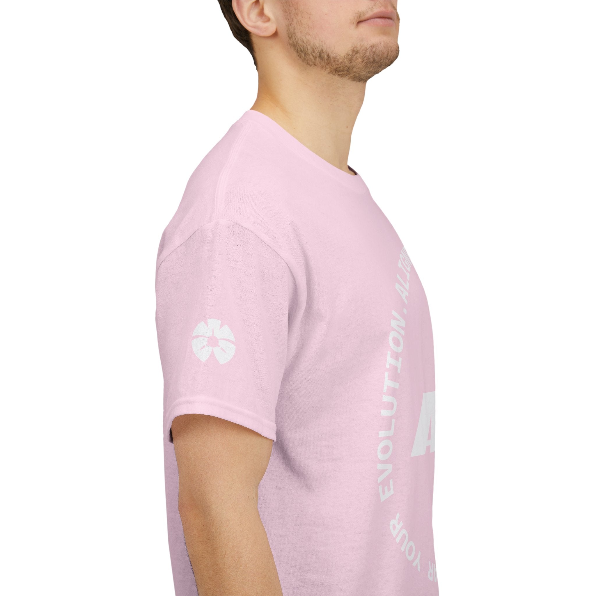 AWA Circle Logo Tee — Bold Black Graphic T‑Shirt with 'AWA' Emblem