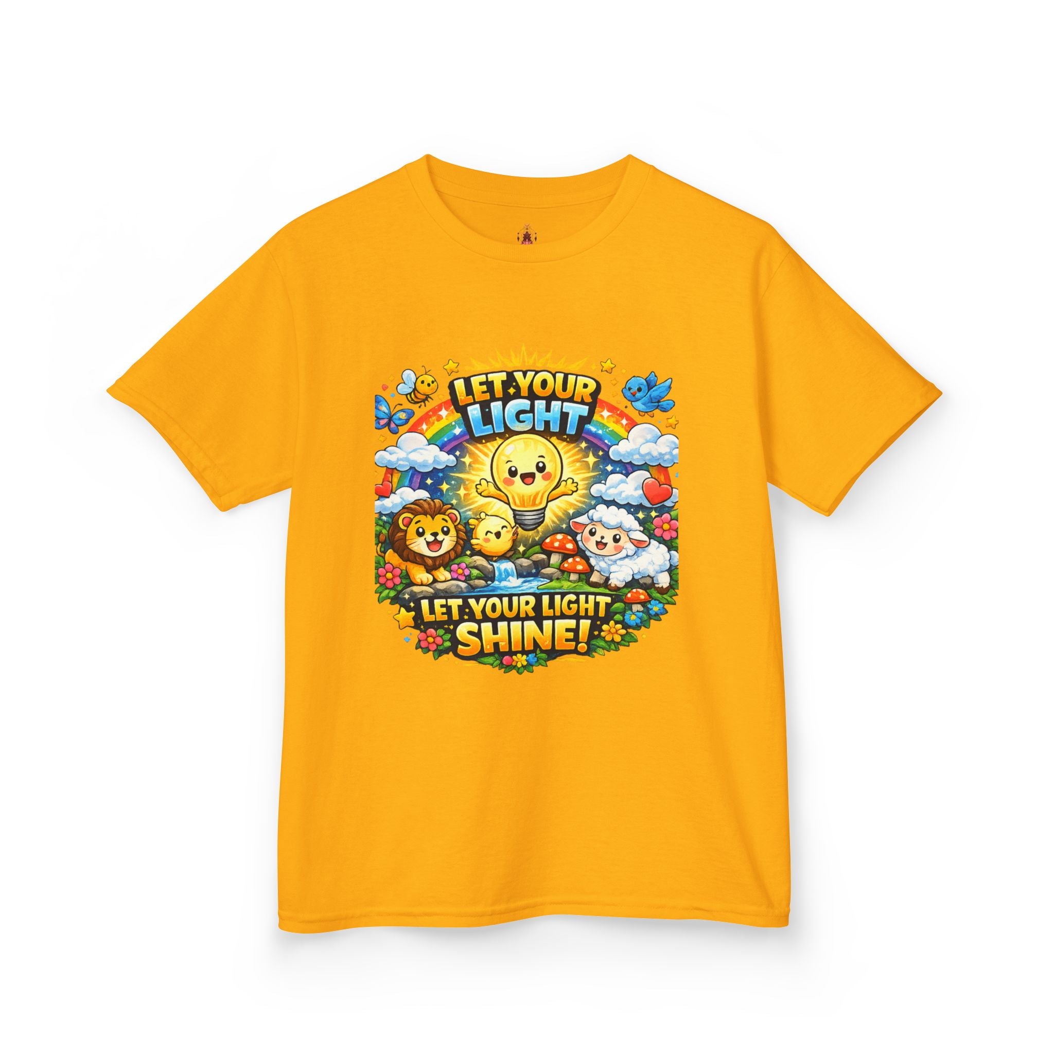 'Let Your Light Shine' Kids Sunshine Graphic T-Shirt