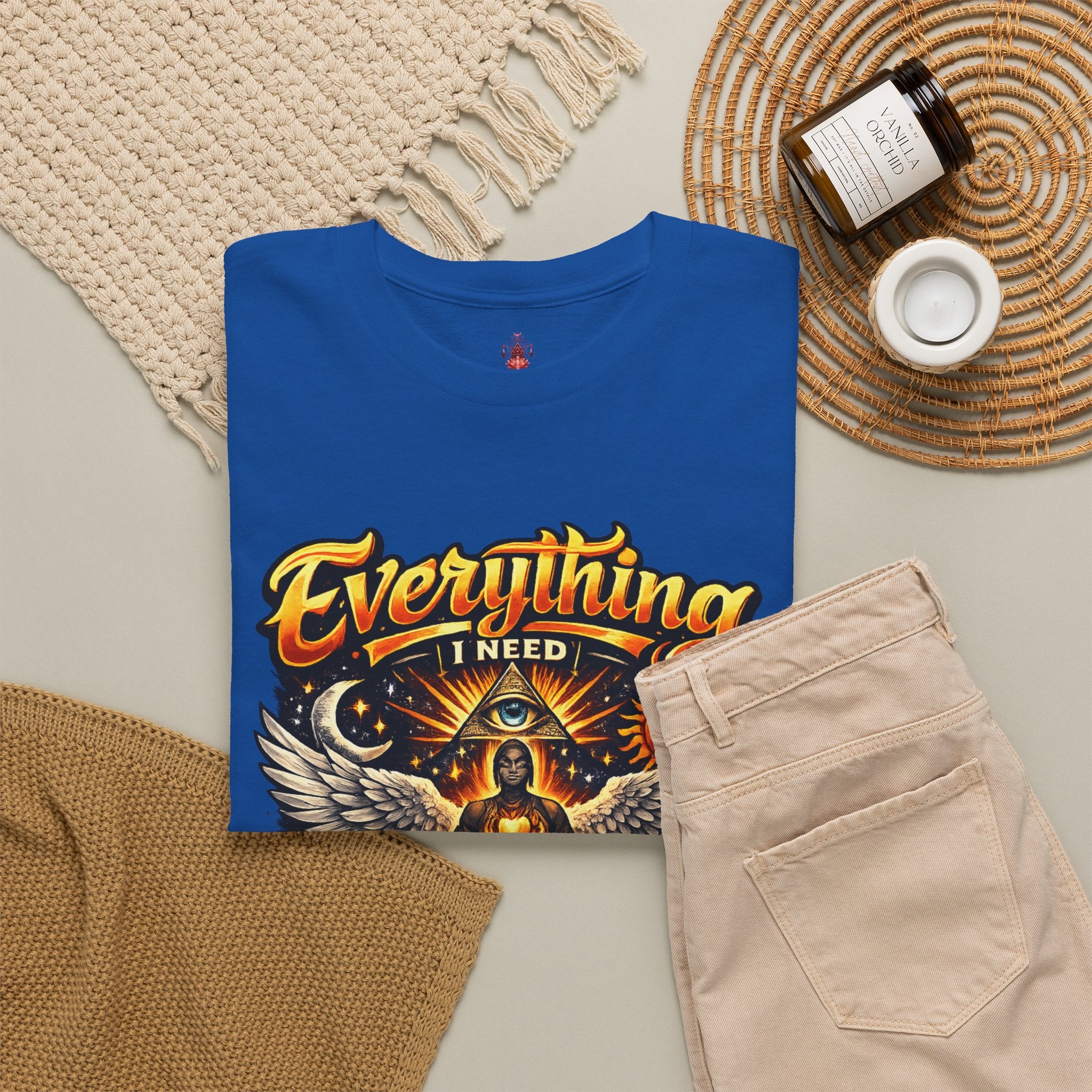 Everything I Need Already Lives Within Me Tee – Inspirational Eagle Graphic T-Shirt - Awaken Within Apparel