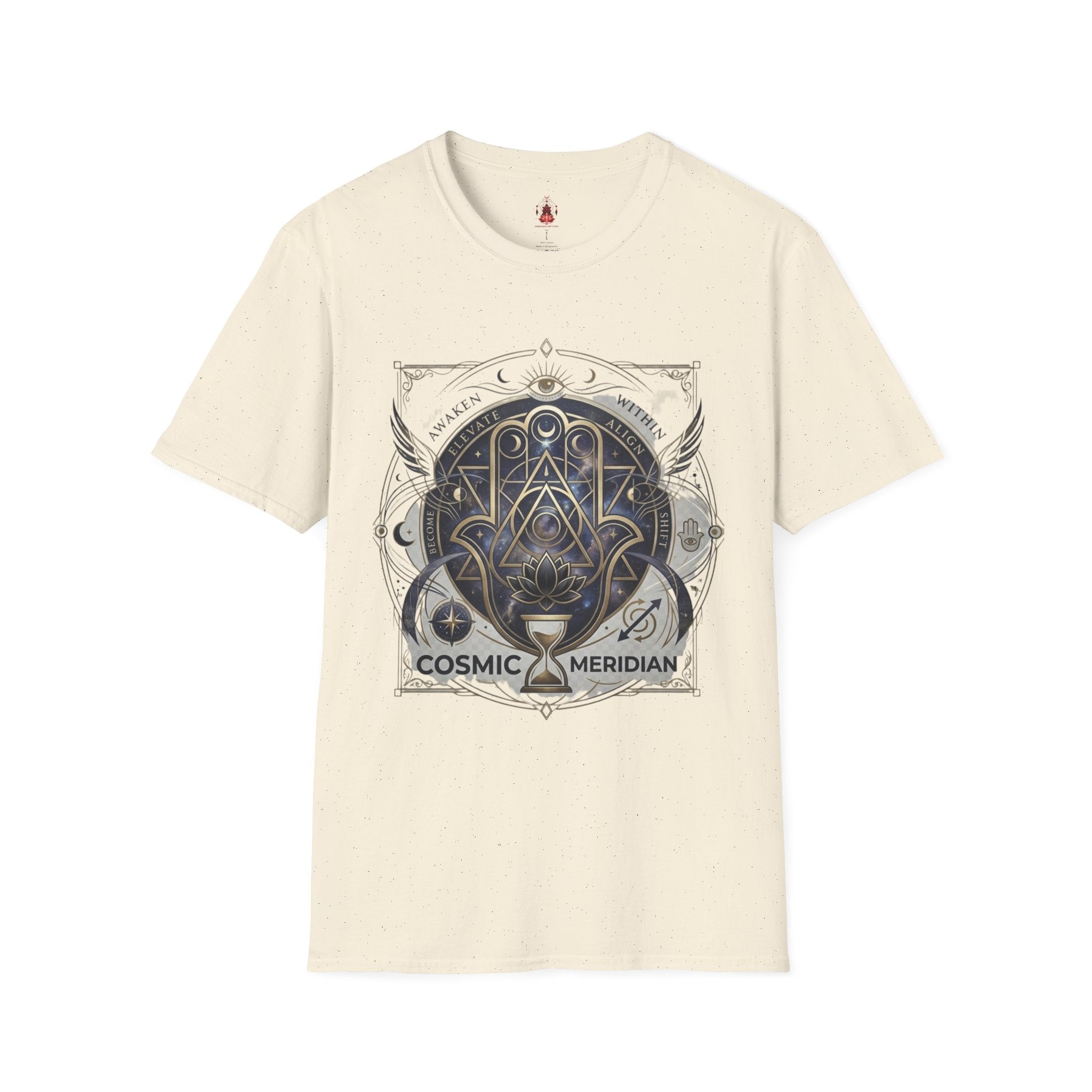 Cosmic Meridian Spiritual Graphic T-Shirt