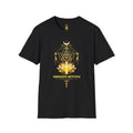Awaken Within Lotus T-Shirt — Golden Sacred Geometry Spiritual Tee