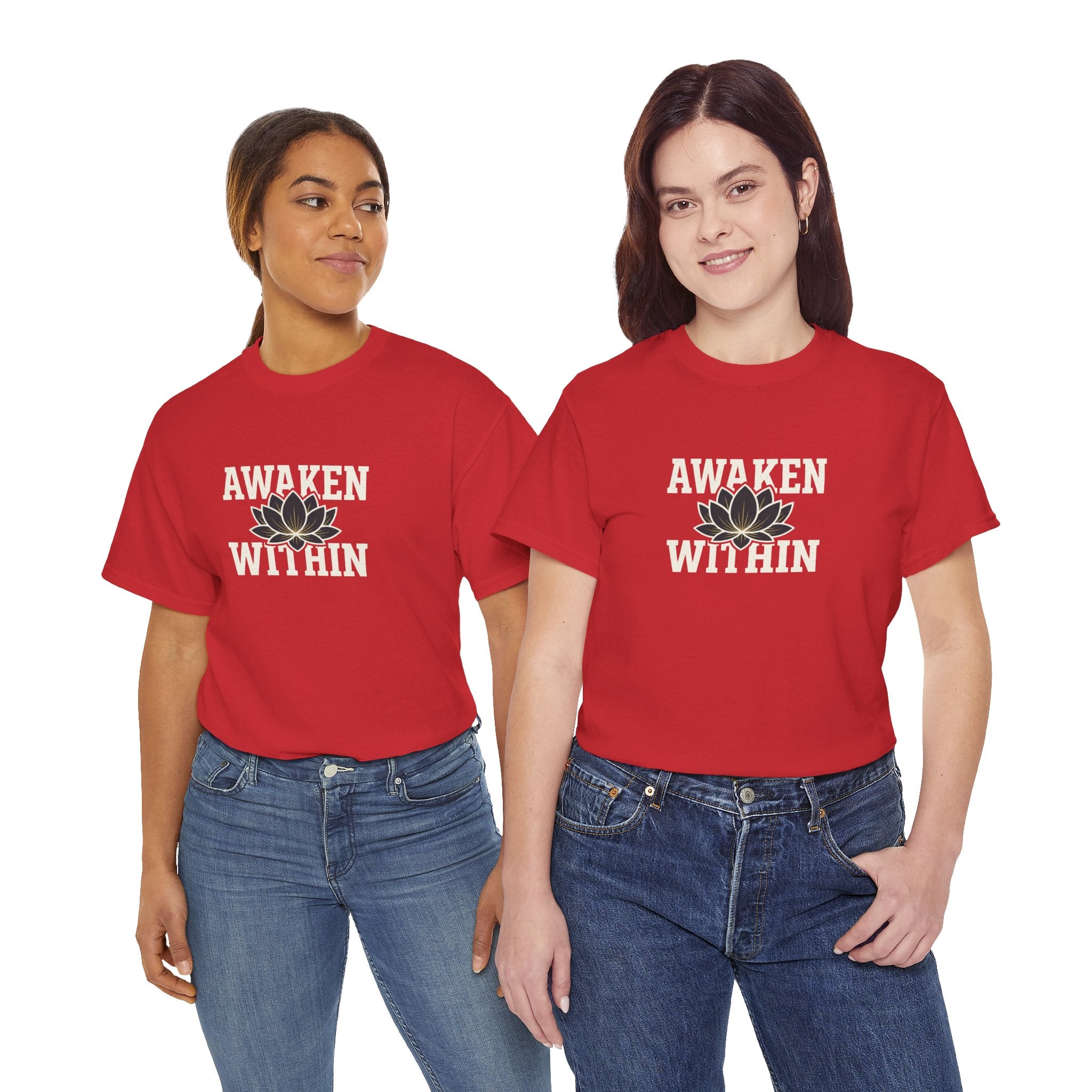 Awaken Within Lotus Tee — Spiritual Yoga Shirt