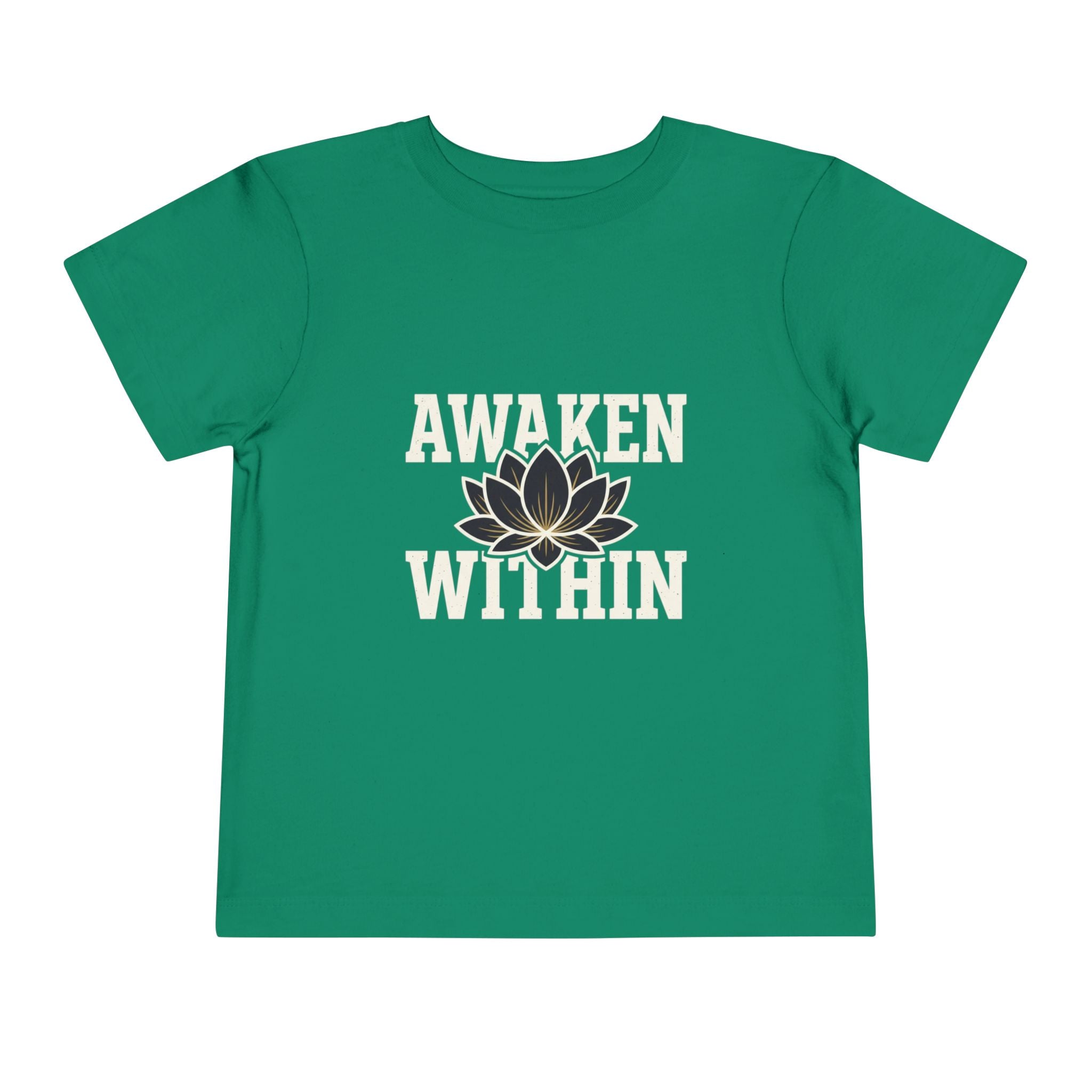 Awaken Within Lotus Toddler Tee "It's a New Day" Inspirational Kids Shirt