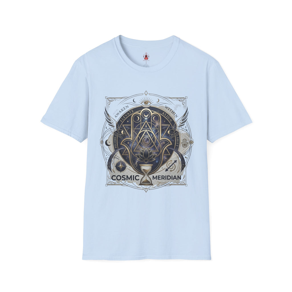 Cosmic Meridian Spiritual Graphic T-Shirt
