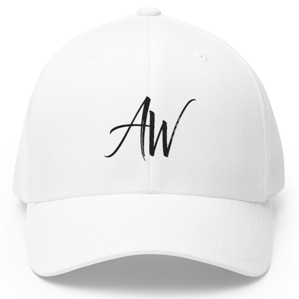 AW Script Monogram Cap — Embroidered Streetwear Baseball Hat