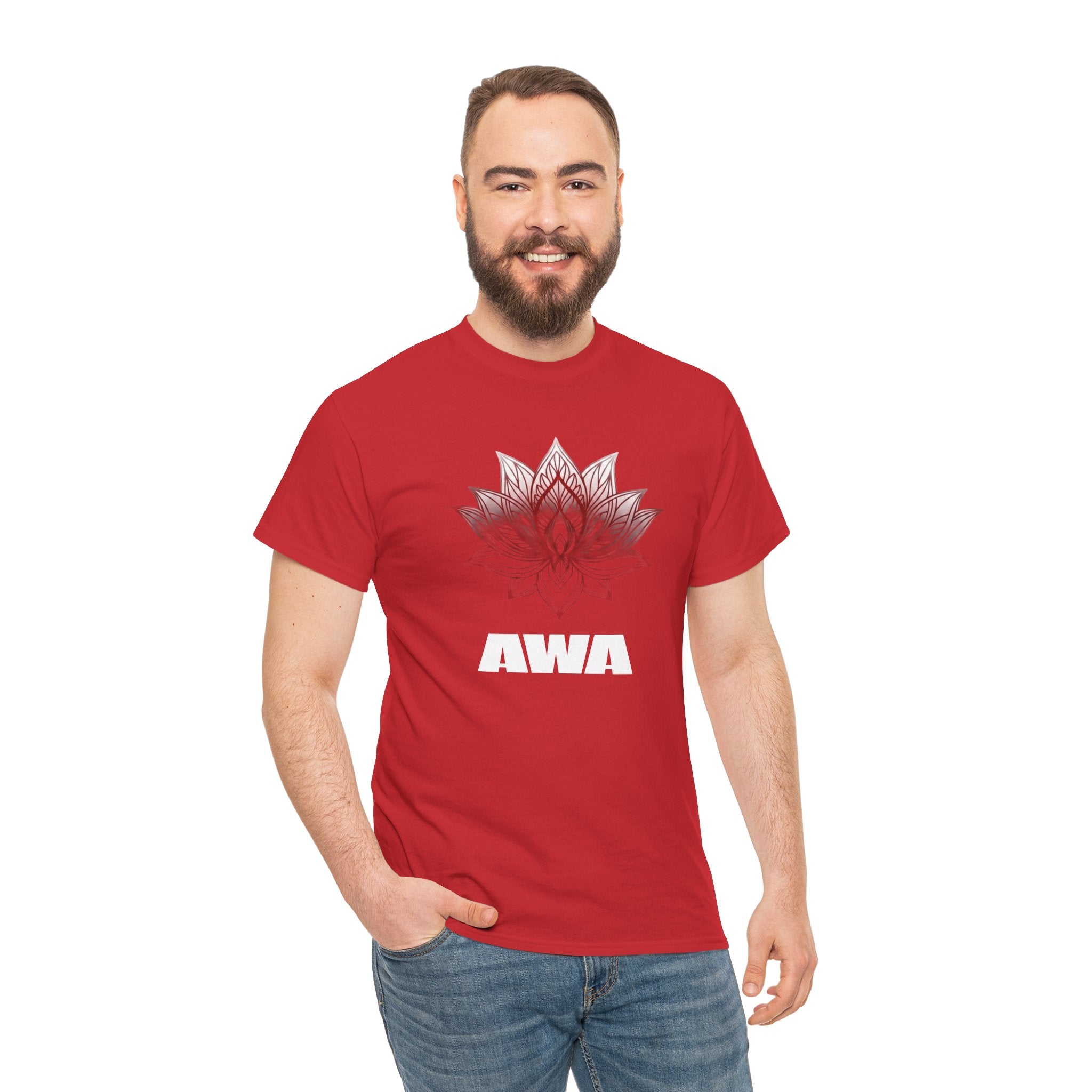 Lotus AWA Graphic Tee — Spiritual Yoga T-Shirt