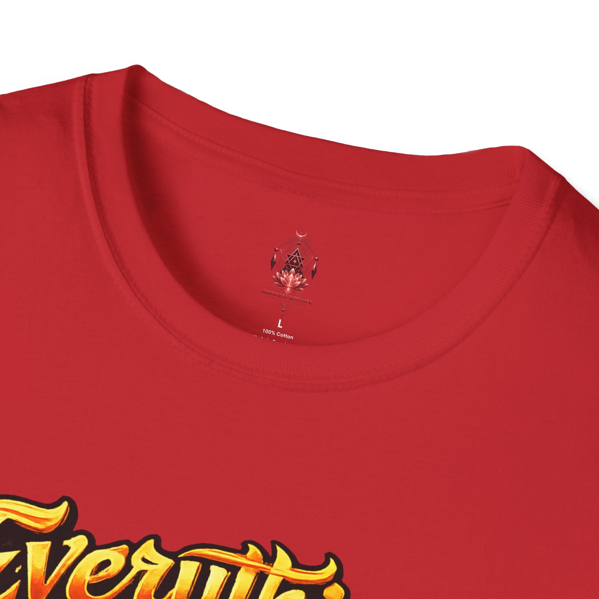 Spiritual Graphic T-Shirt — "Everything I Need Already Lives Within Me" - Awaken Within Apparel