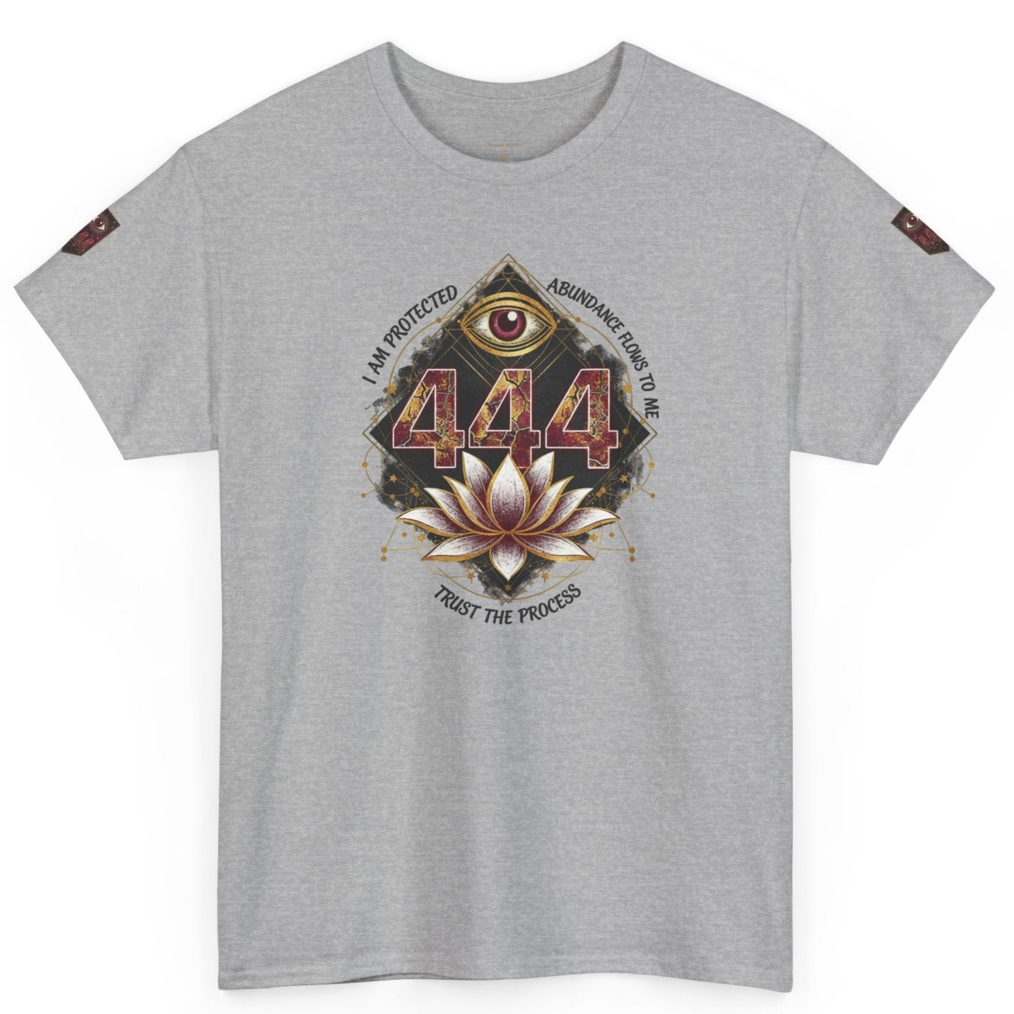 Spade Lotus 444 T-Shirt – Spiritual Eye Graphic Tee | Awaken Within Apparel