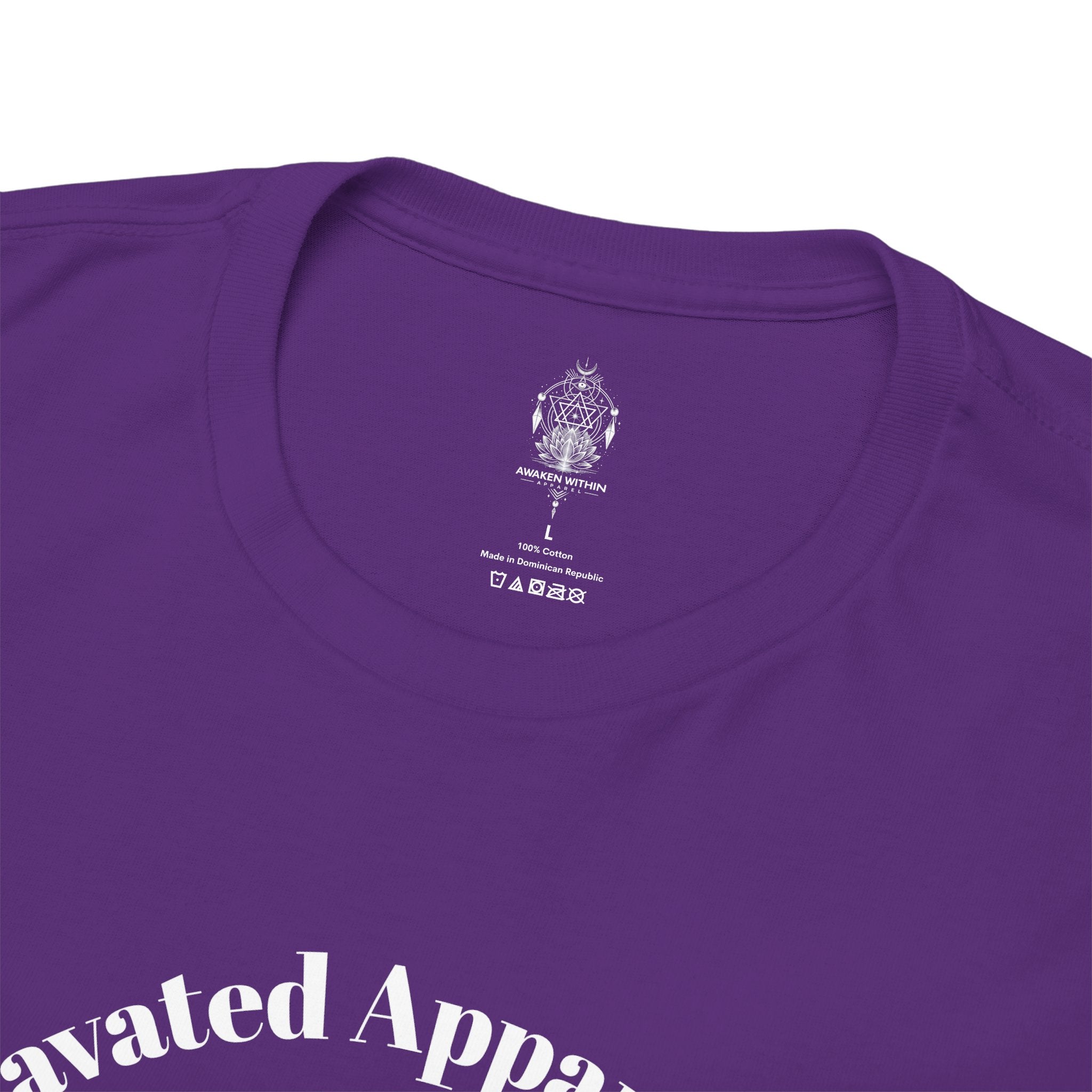 Elevated Minds Lotus Tee — Spiritual Graphic T-Shirt with Moon & Lotus - Awaken Within Apparel