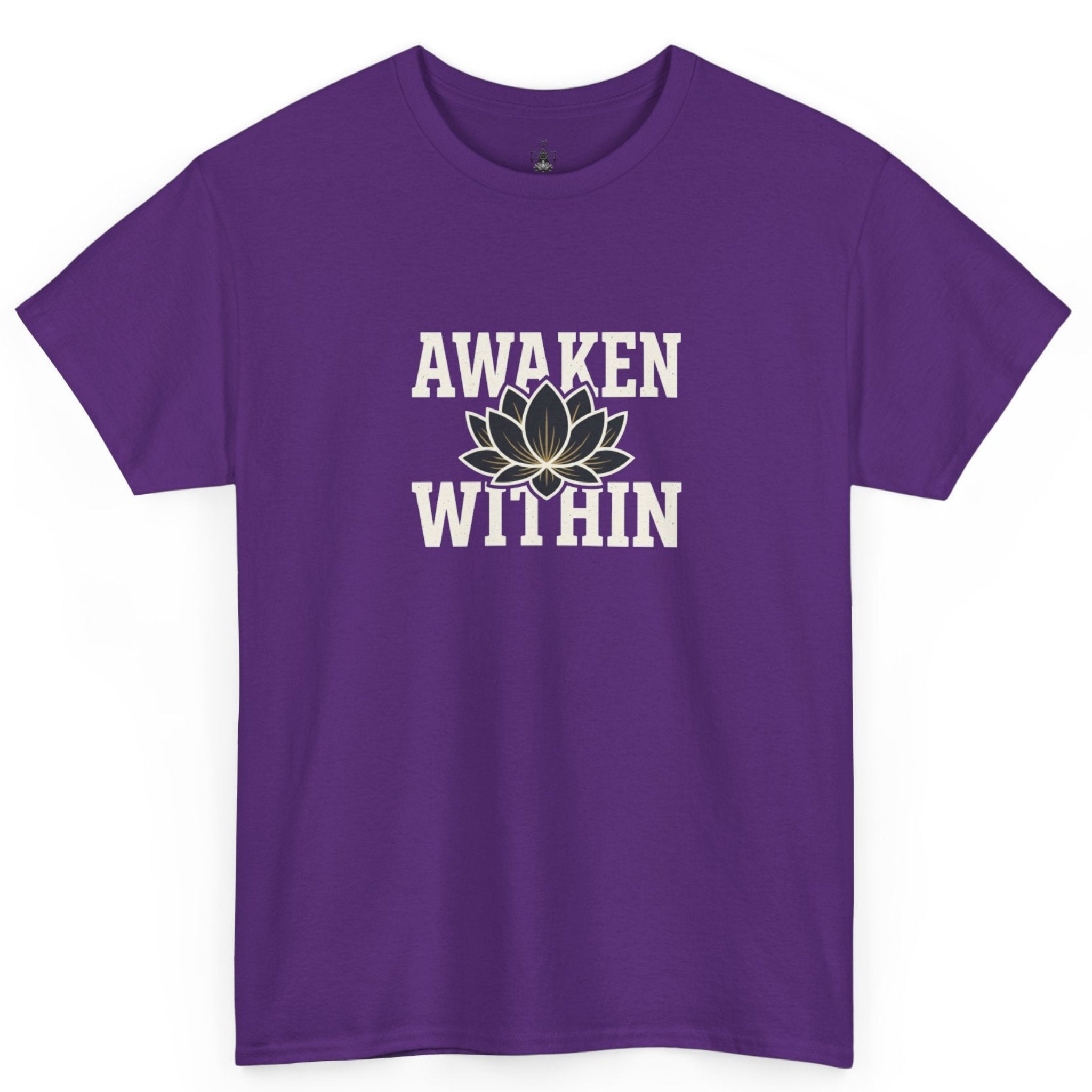 Awaken Within Lotus Tee — Spiritual Yoga Shirt