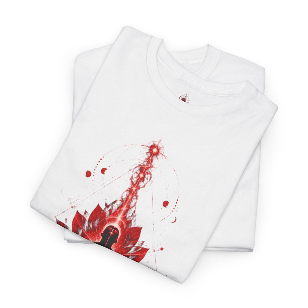 Awaken Meditation T-Shirt — Red Lotus Spiritual Tee - Awaken Within Apparel