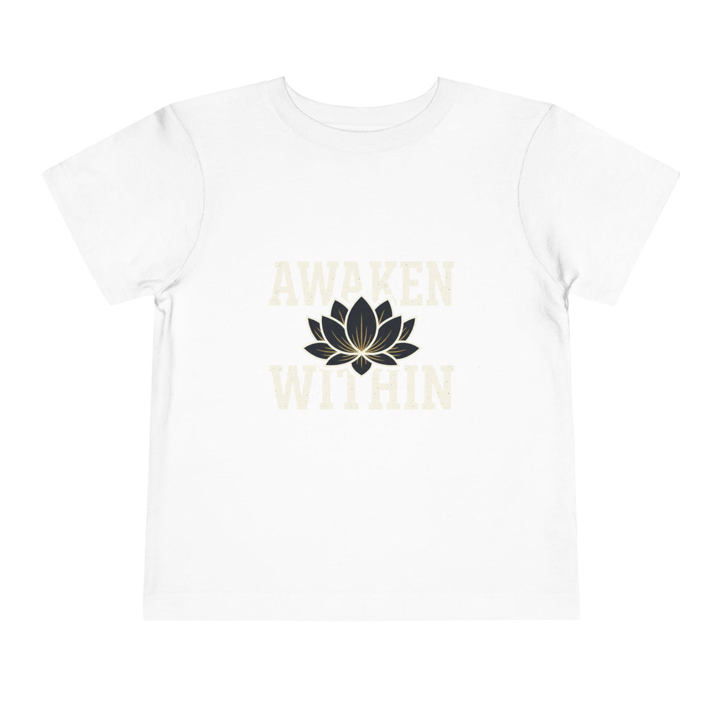 Awaken Within Lotus Toddler Tee — "It's a New Day" Inspirational Kids Shirt