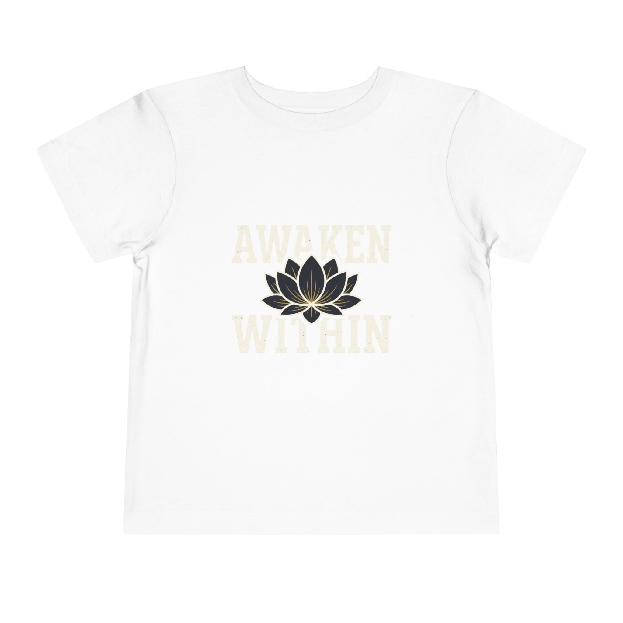 Awaken Within Lotus Toddler Tee — "It's a New Day" Inspirational Kids Shirt