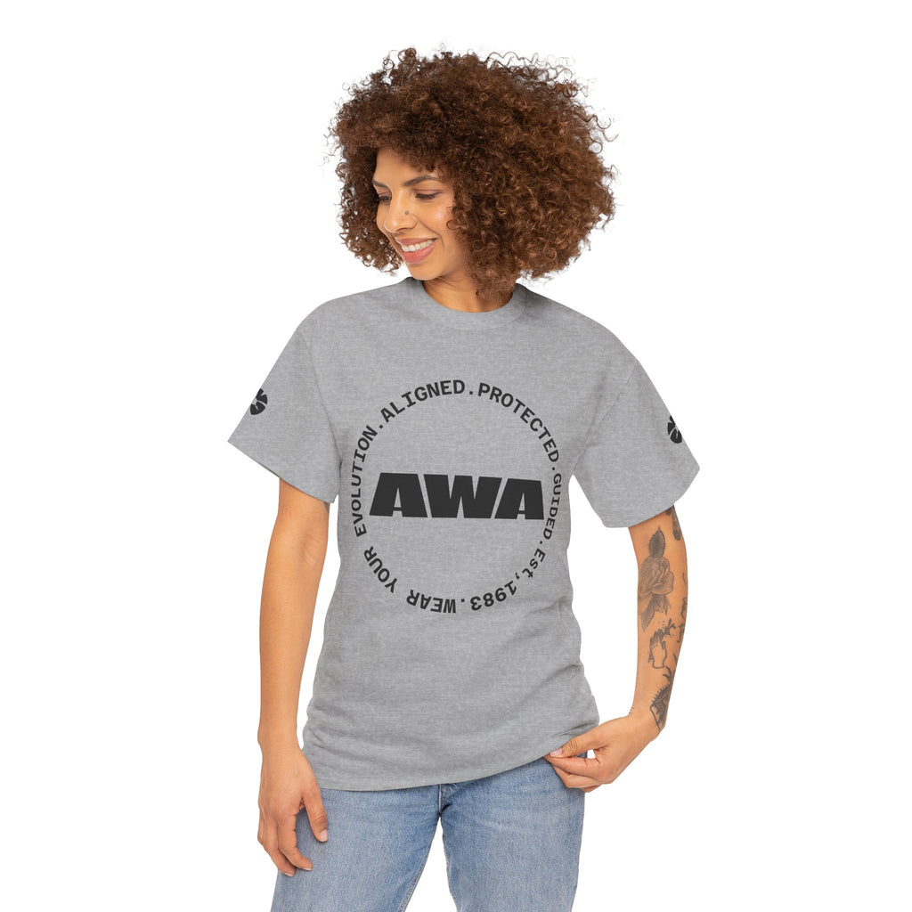 AWA Logo Tee — Minimalist Graphic Cotton T-Shirt - Awaken Within Apparel