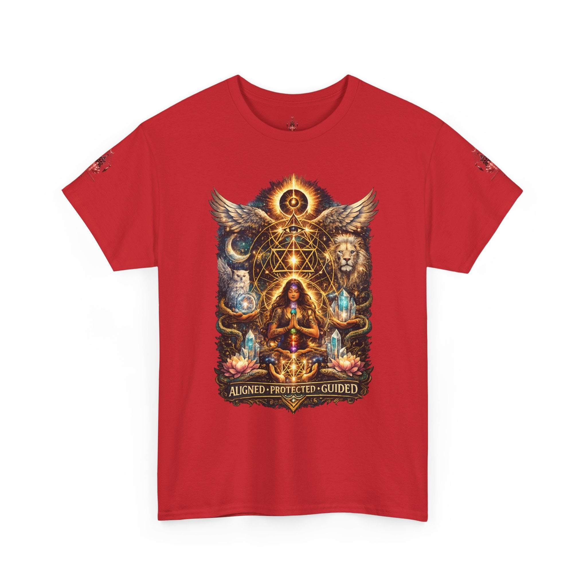 'Anchored, Protected, Guided' Sacred Geometry T-Shirt