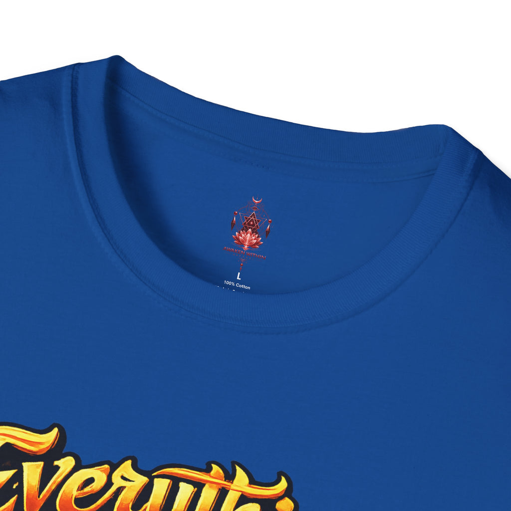Spiritual Graphic T-Shirt — "Everything I Need Already Lives Within Me" - Awaken Within Apparel