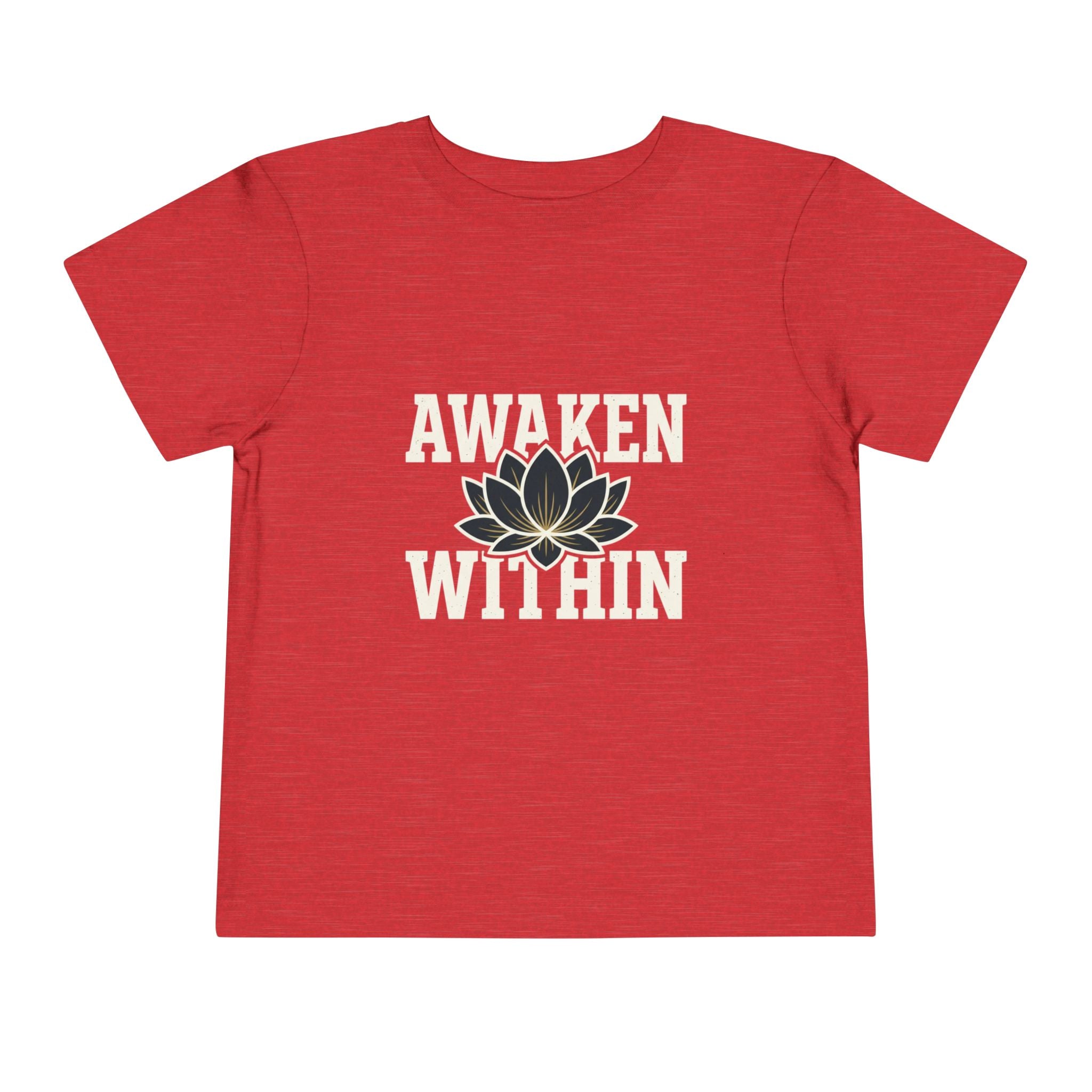 Awaken Within Lotus Toddler Tee "It's a New Day" Inspirational Kids Shirt