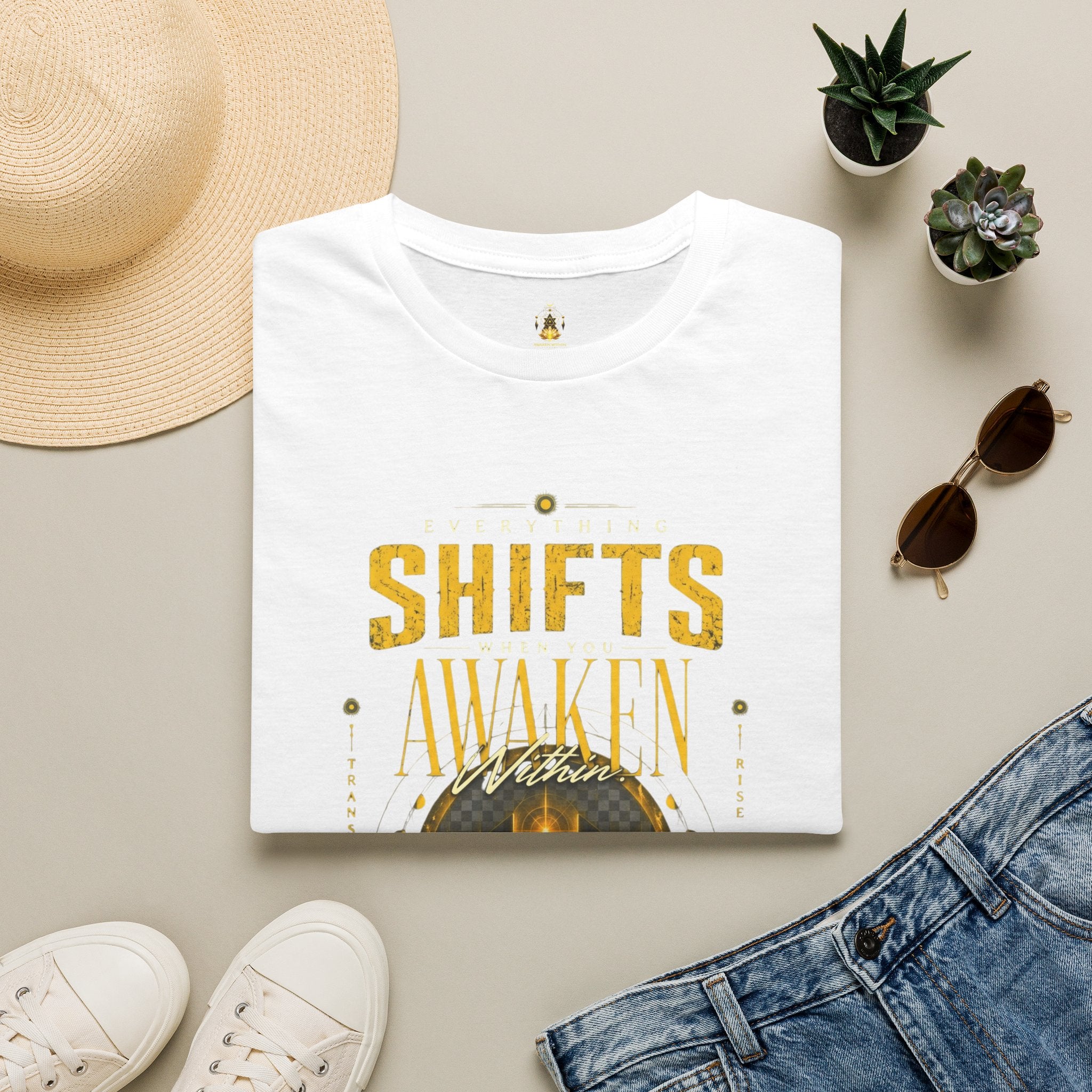 Shifts Awaken T-Shirt — Spiritual Awakening Graphic Tee - Awaken Within Apparel