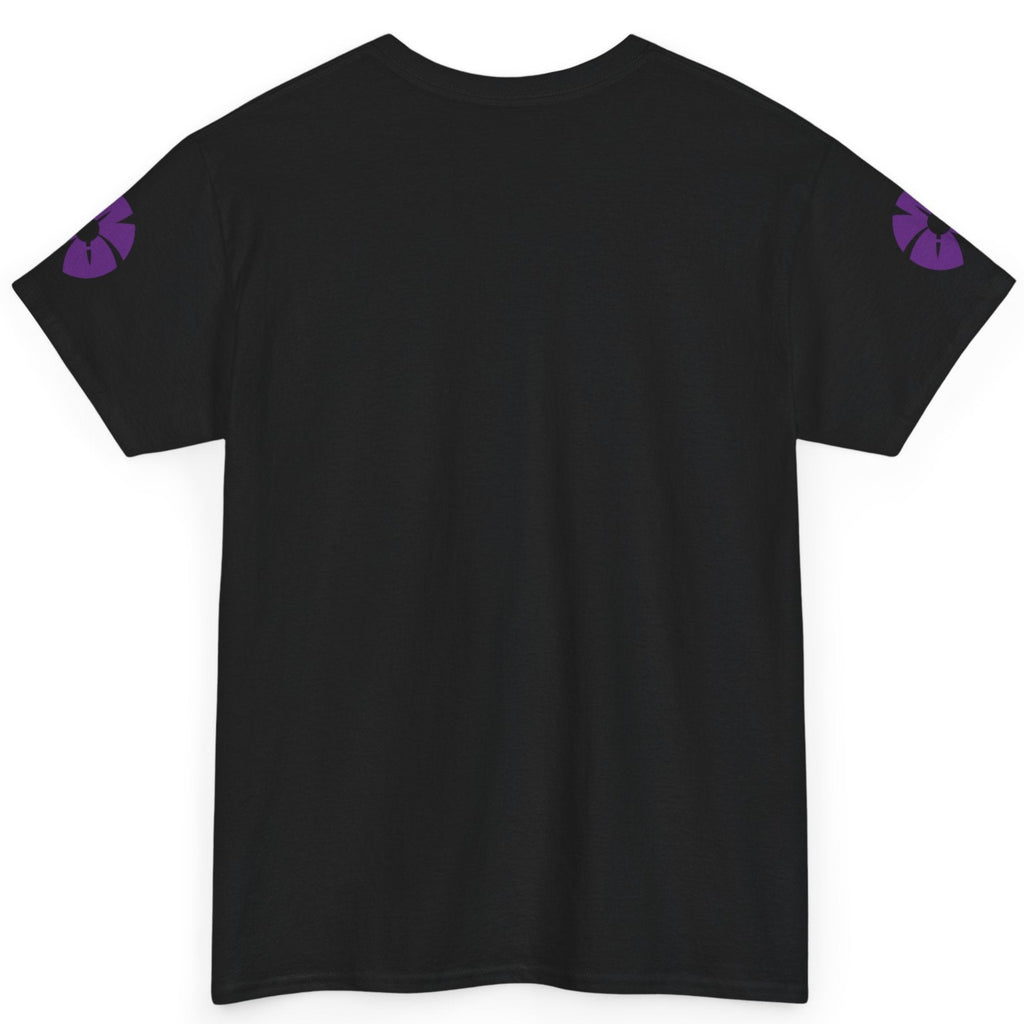 AWA Evolution Logo Purple Retro Space Graphic Tee