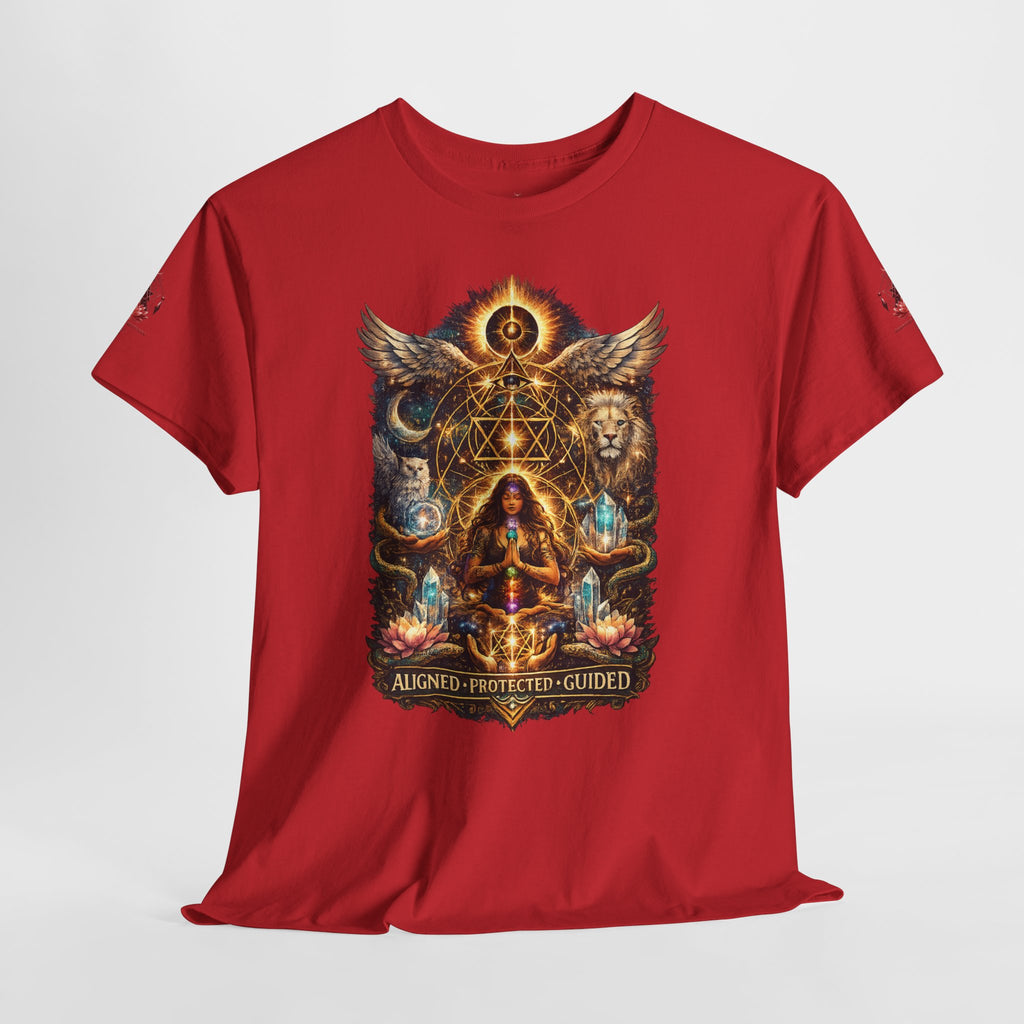'Anchored, Protected, Guided' Sacred Geometry T-Shirt