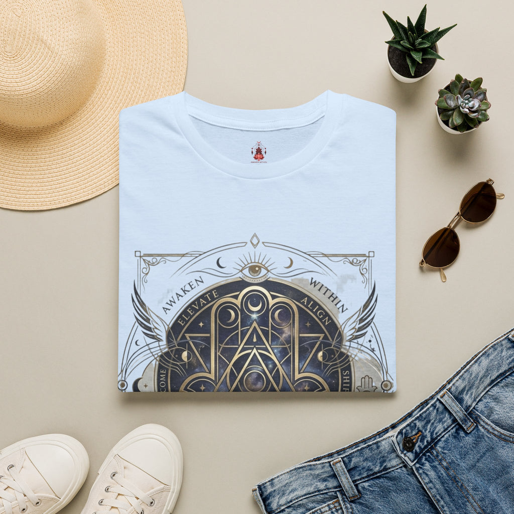 Cosmic Meridian Spiritual Graphic T-Shirt
