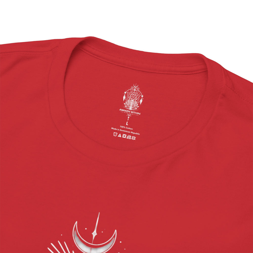 'Awaken Within' Spiritual Lotus Sacred Geometry T-Shirt