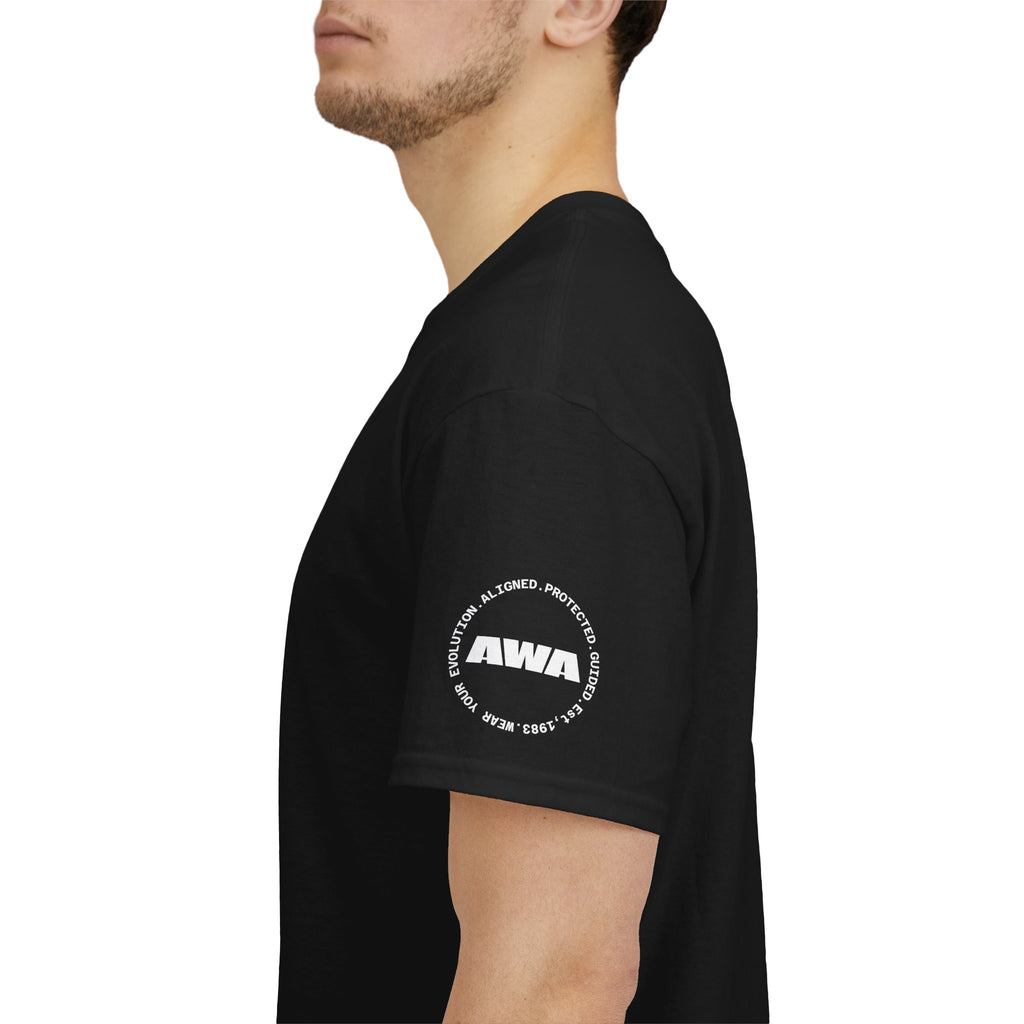 Elevated Minds Lotus Tee — Spiritual Graphic T-Shirt with Moon & Lotus - Awaken Within Apparel