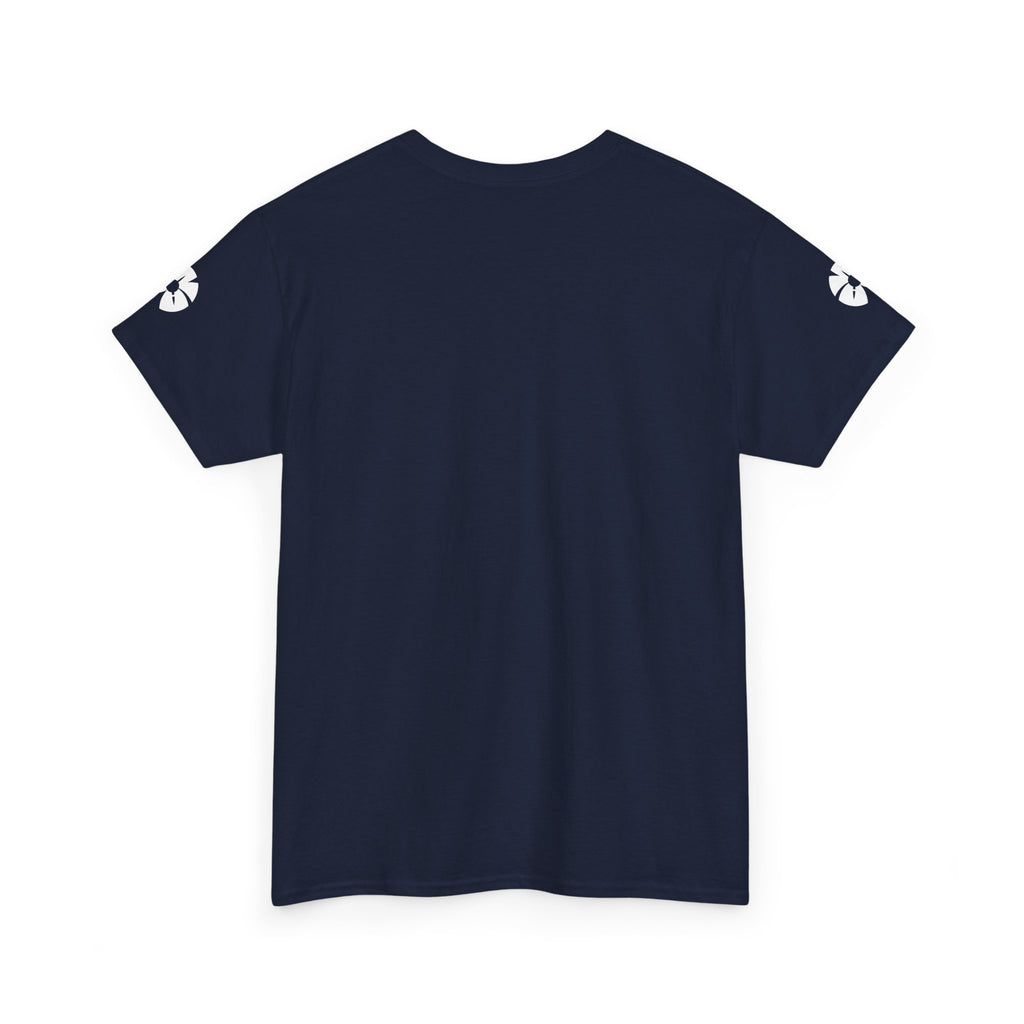 AWA Circle Logo Tee — Bold Black Graphic T‑Shirt with 'AWA' Emblem