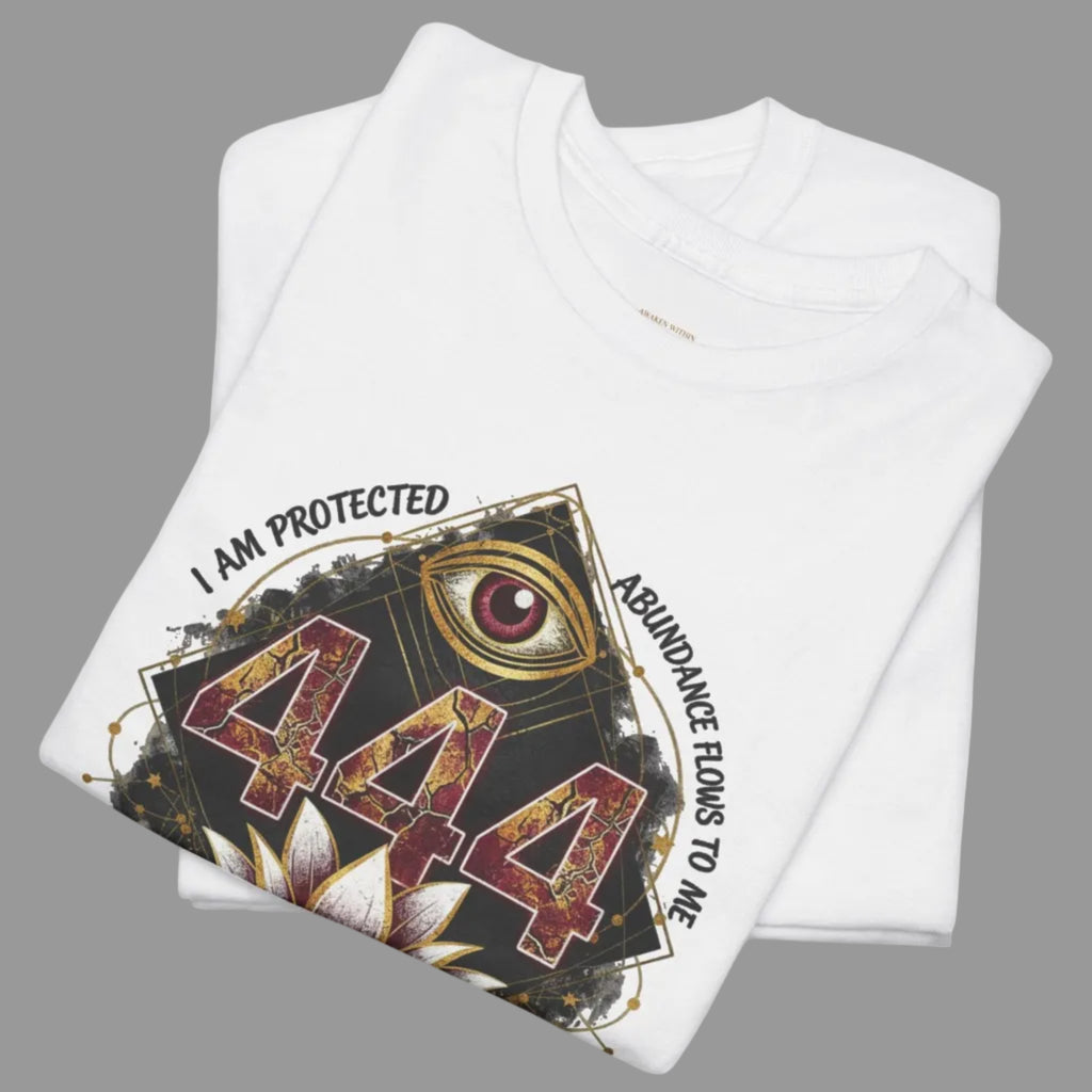 Spade Lotus 444 T-Shirt – Spiritual Eye Graphic Tee | Awaken Within Apparel