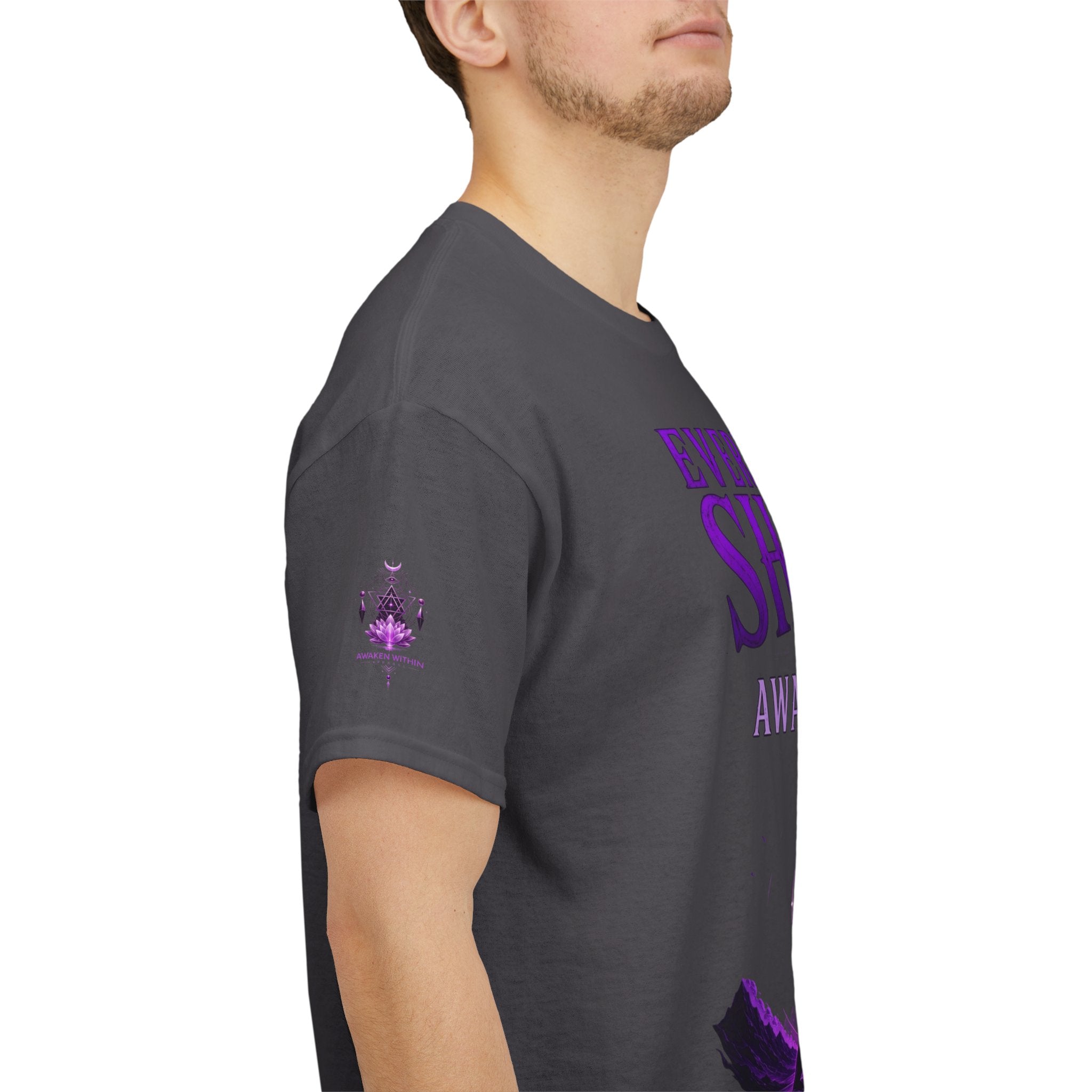 Spiritual Meditation T-Shirt — "Everything Shifts When You Awaken Within" Yoga Tee - Awaken Within Apparel
