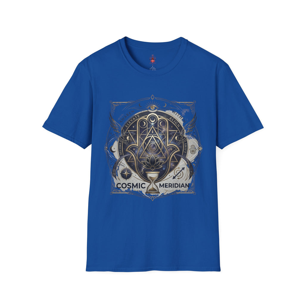Cosmic Meridian Spiritual Graphic T-Shirt