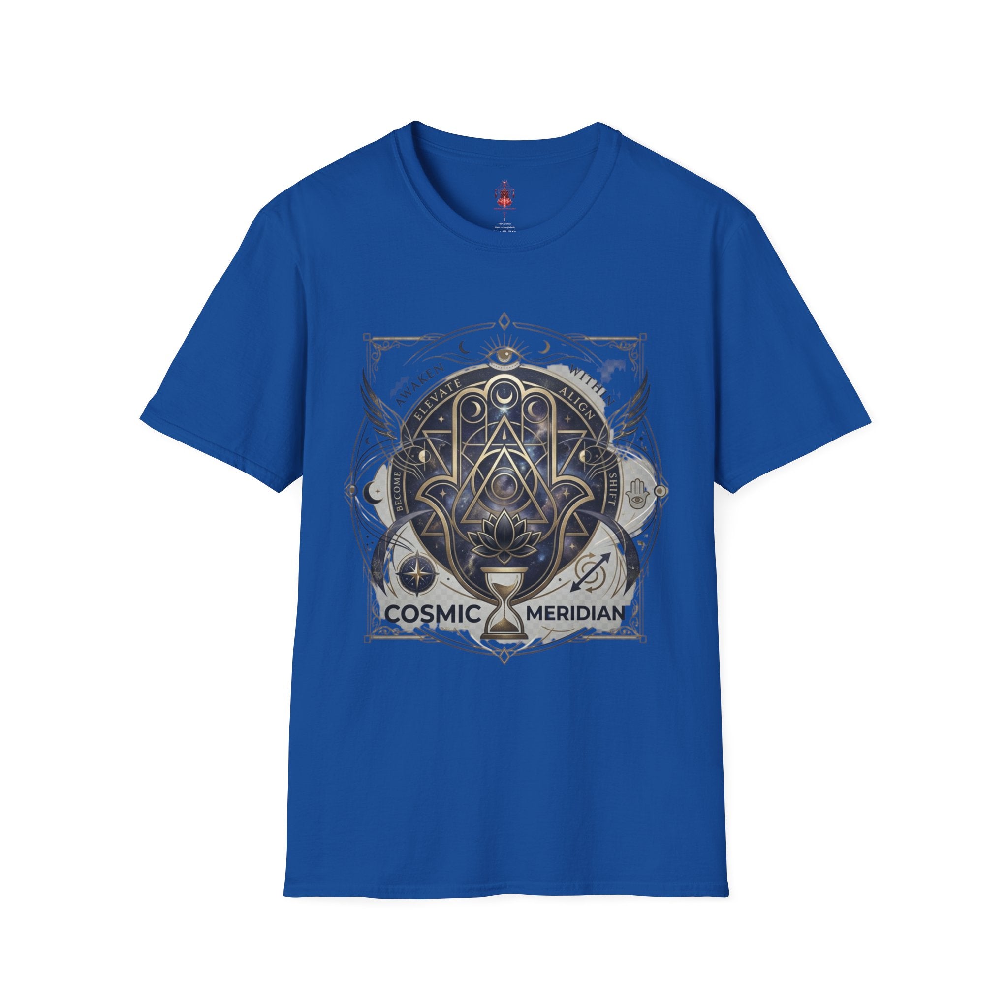 Cosmic Meridian Spiritual Graphic T-Shirt