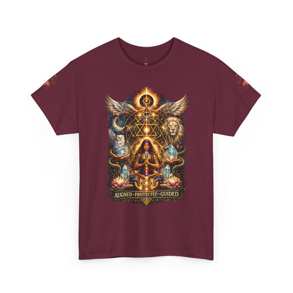'Anchored, Protected, Guided' Sacred Geometry T-Shirt