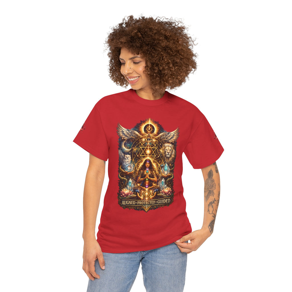 'Anchored, Protected, Guided' Sacred Geometry T-Shirt