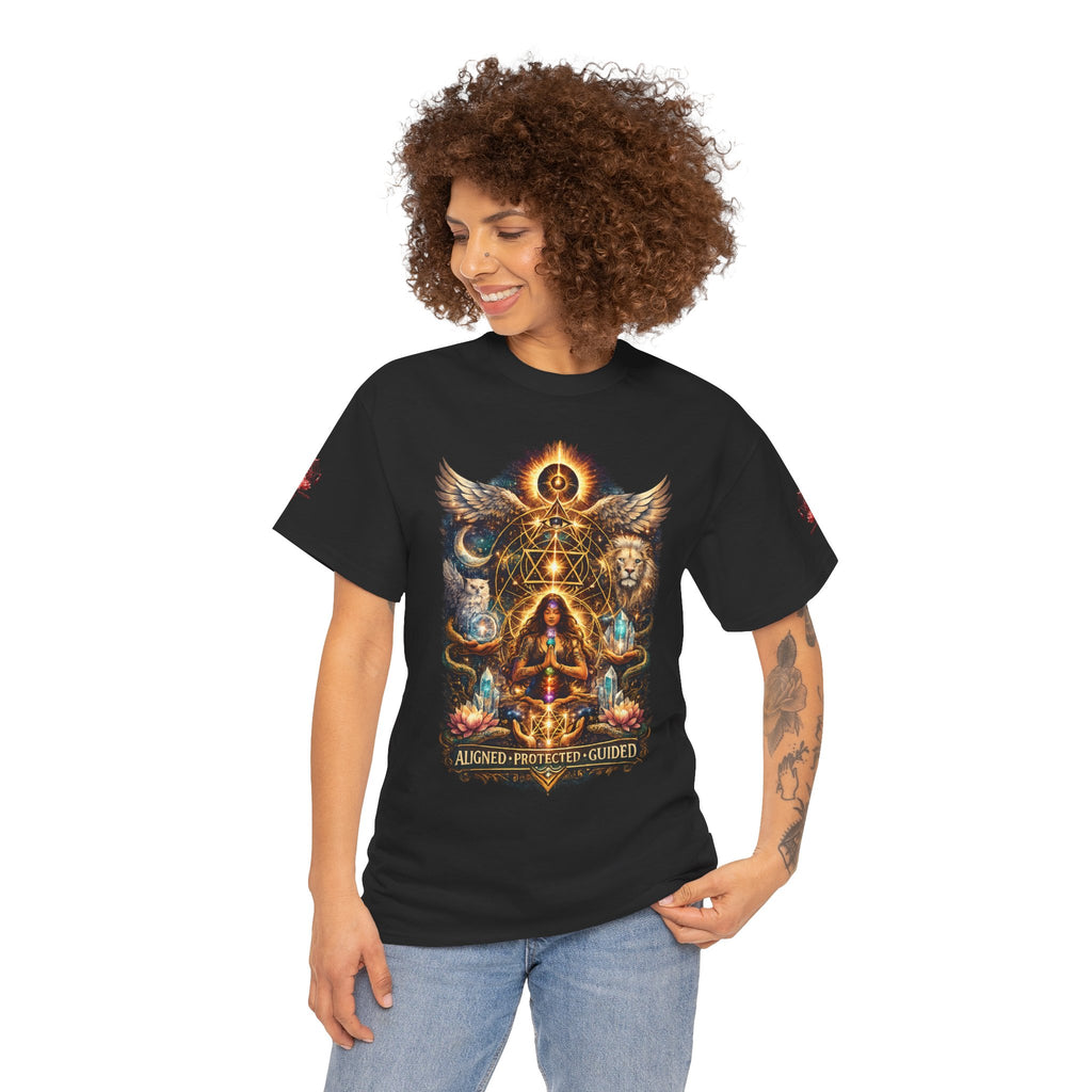 'Anchored, Protected, Guided' Sacred Geometry T-Shirt