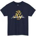 AW Om Composite Tee — Gold Sacred Symbol Graphic T-Shirt
