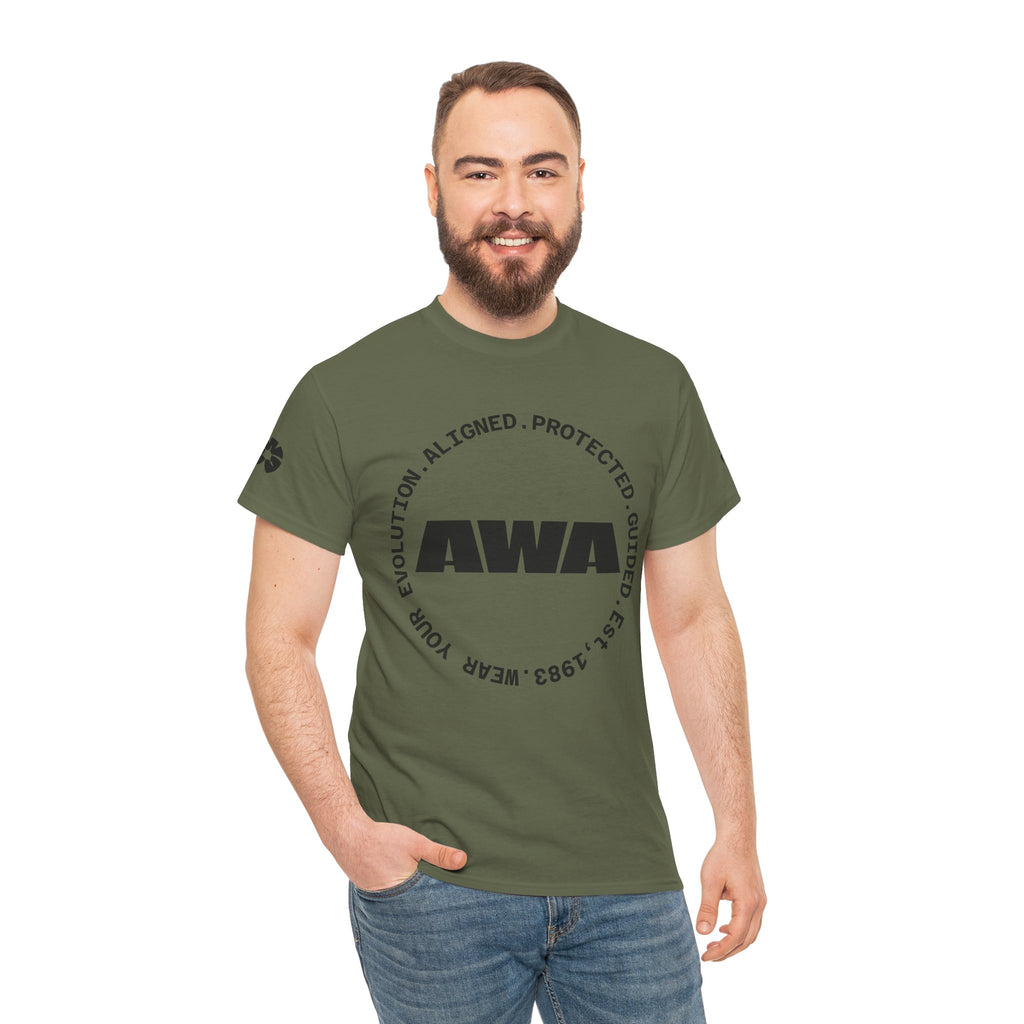 AWA Logo Tee — Minimalist Graphic Cotton T-Shirt - Awaken Within Apparel