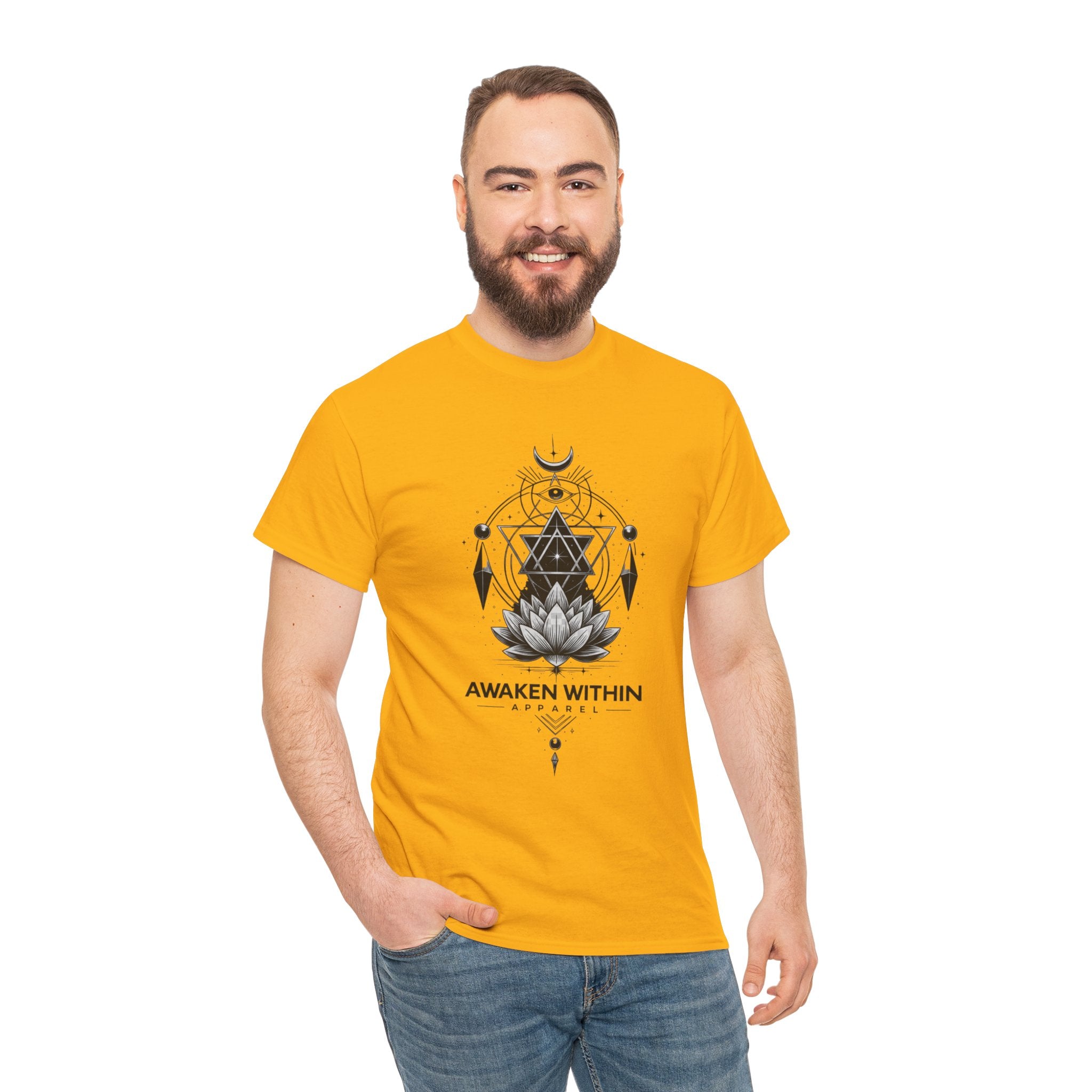 Lotus Tee — Spiritual Geometry T-Shirt
