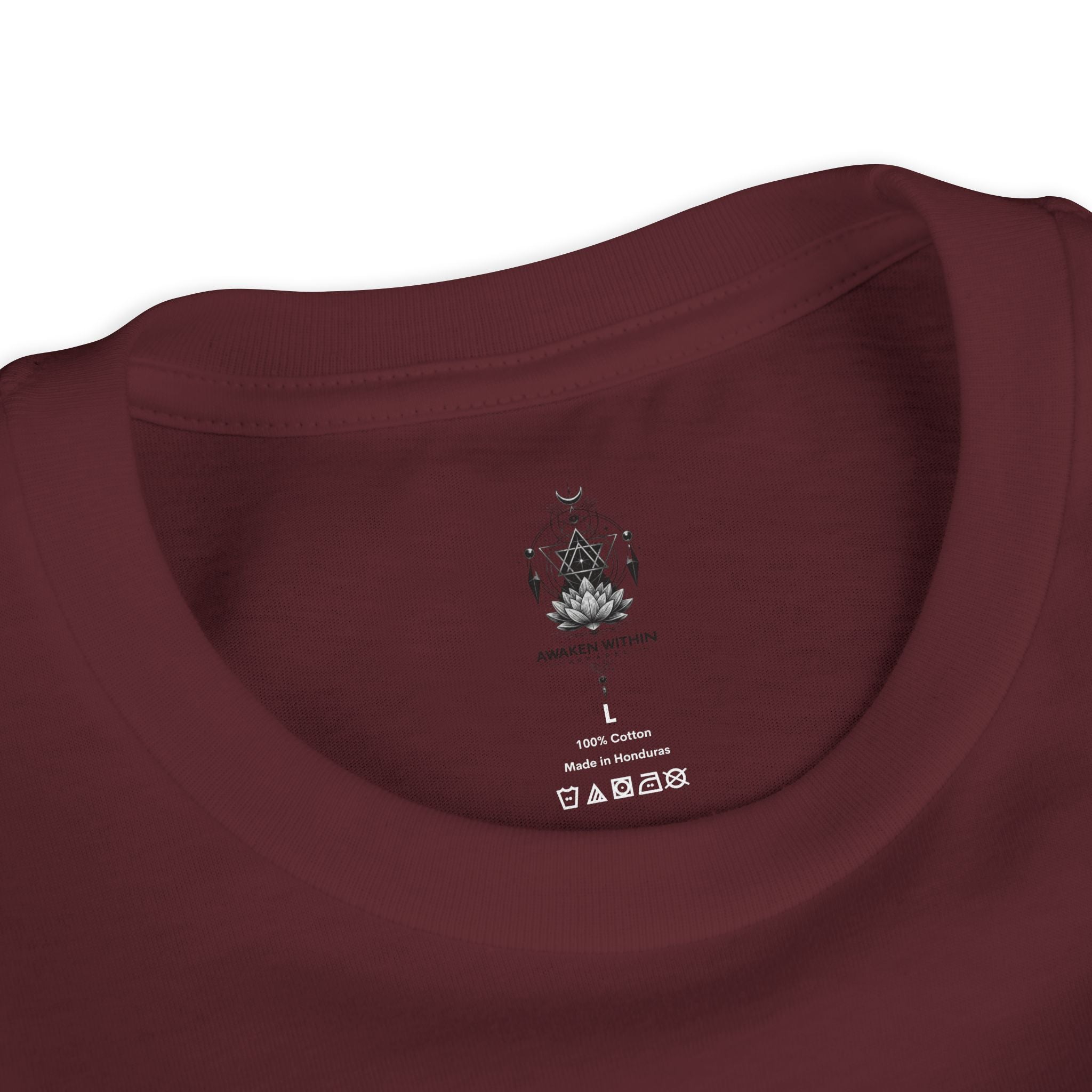 Youth Tee — "Awaken Within" Lotus Front & "It's a New Day" Back Inspirational Shirt