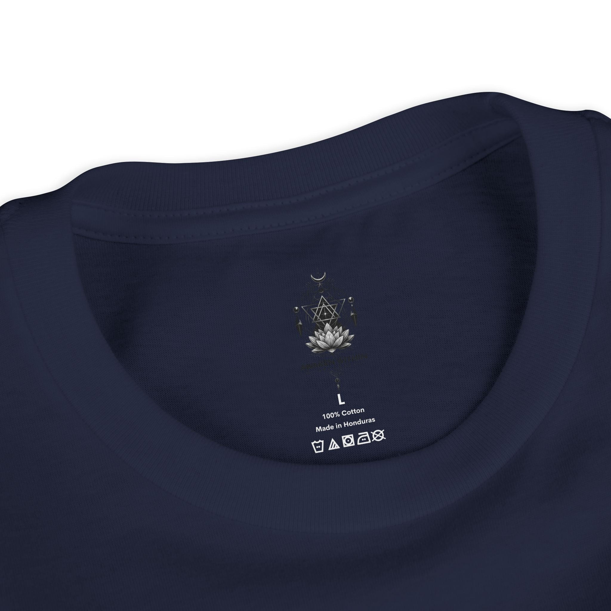 Youth Tee — "Awaken Within" Lotus Front & "It's a New Day" Back Inspirational Shirt