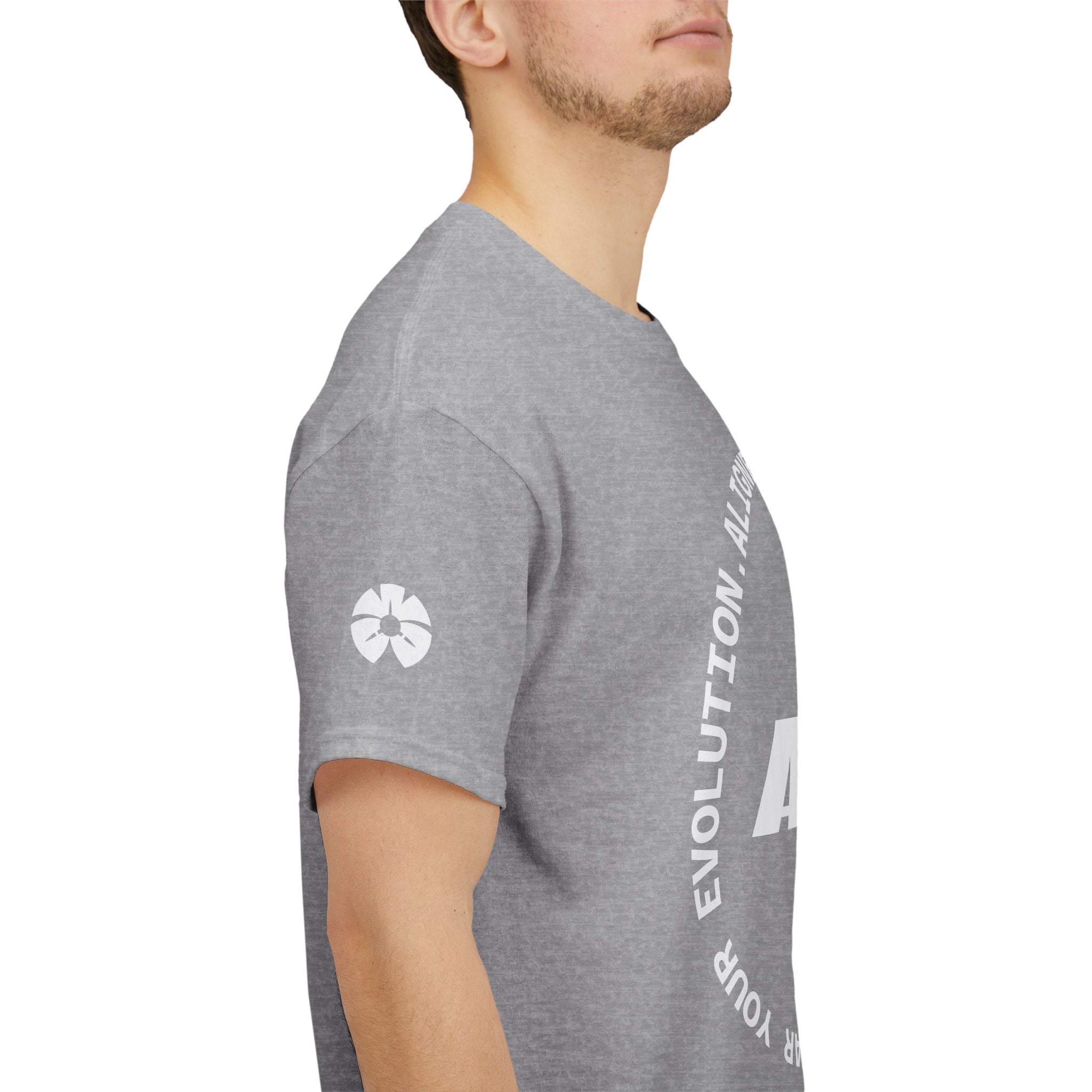AWA Circle Logo Tee — Bold Black Graphic T‑Shirt with 'AWA' Emblem