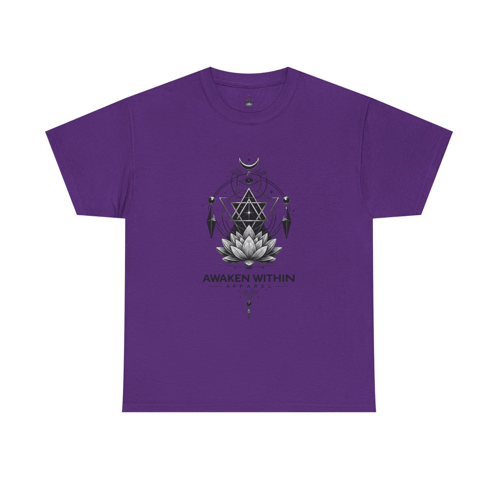 Lotus Tee — Spiritual Geometry T-Shirt