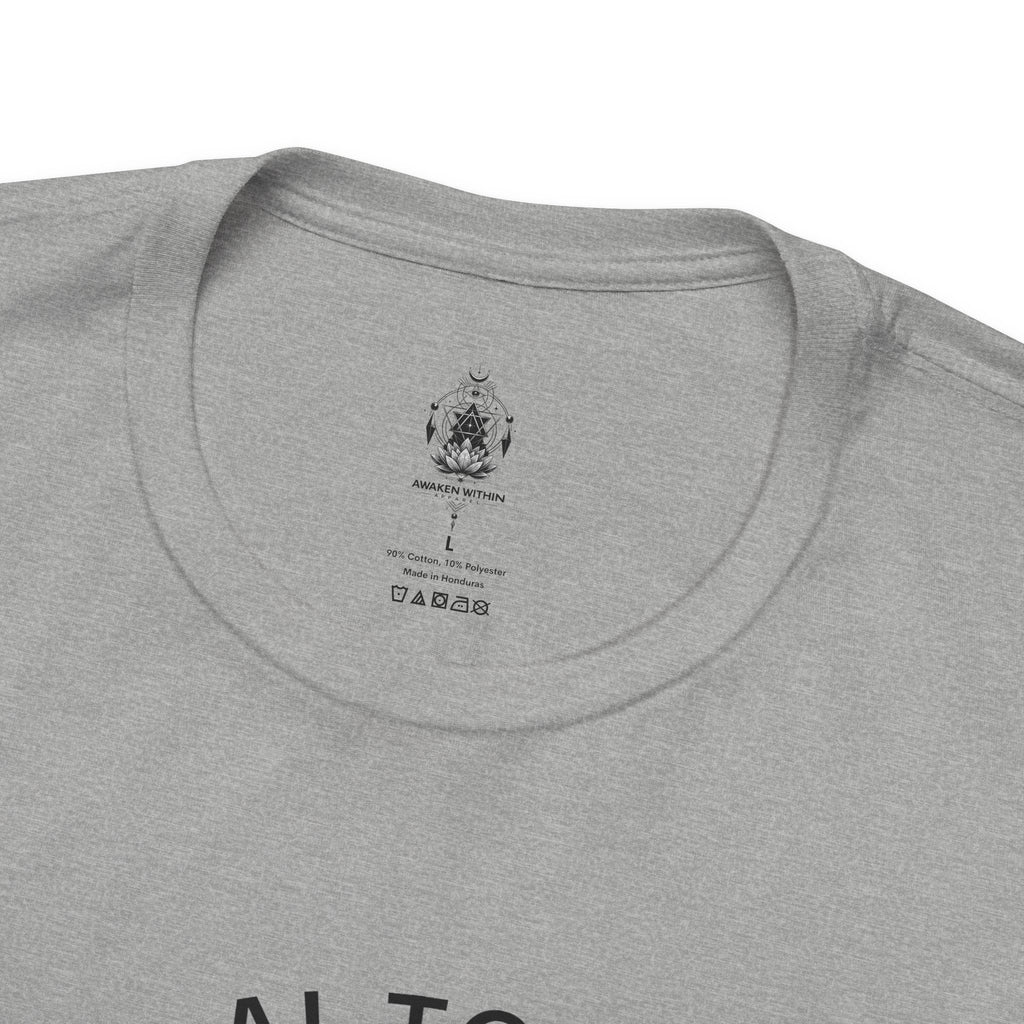 AWA Circle Logo Tee — Minimalist Brand Graphic T-Shirt