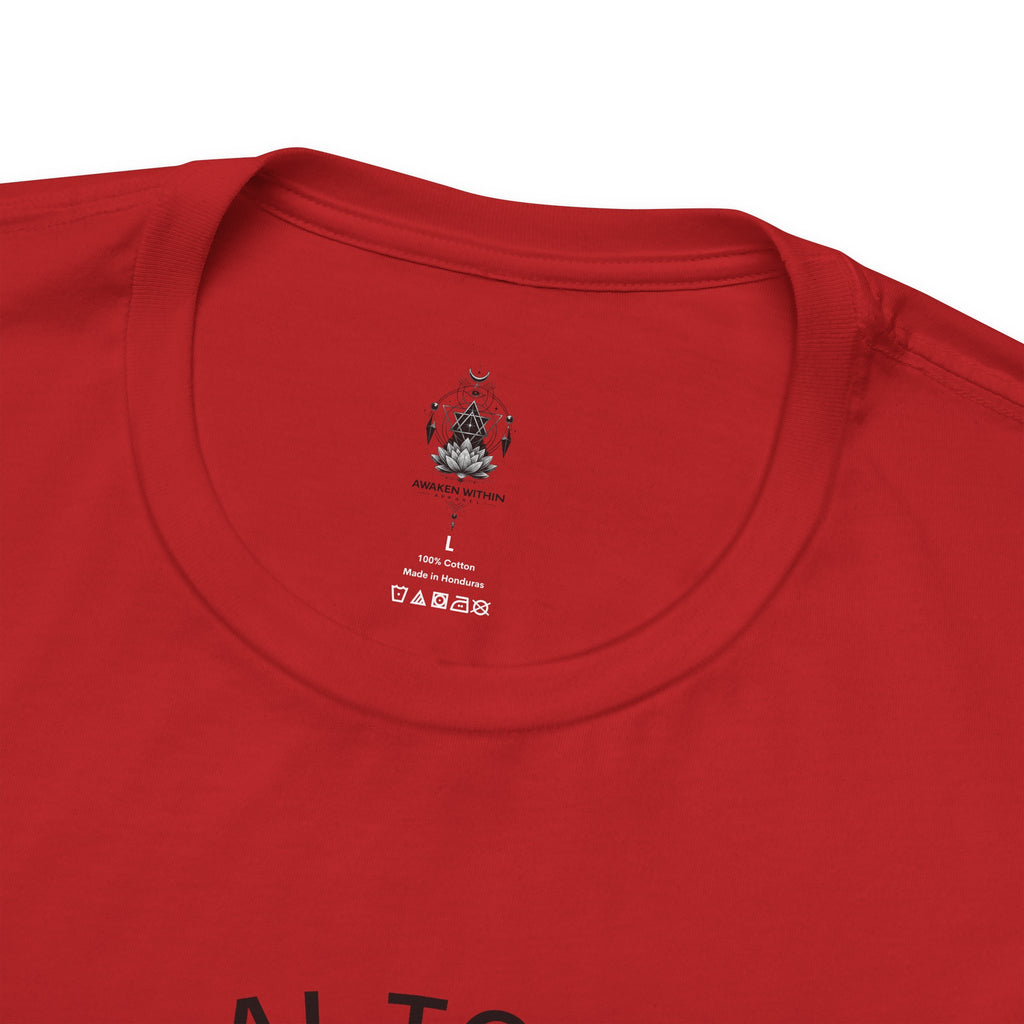 AWA Circle Logo Tee — Minimalist Brand Graphic T-Shirt