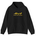 AWA Gold Script Hoodie — Awaken Within Apparel Graphic Sweatshirt