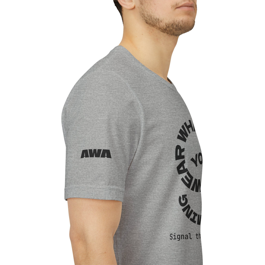 Circular “Wear What You’re Becoming” Tee — Minimal Graphic Short Sleeve