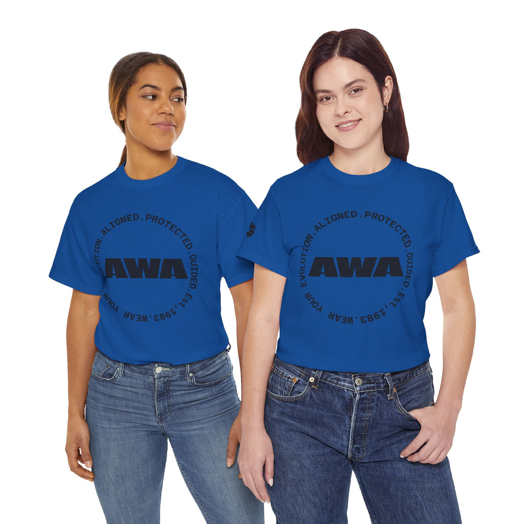 AWA Logo Tee — Minimalist Graphic Cotton T-Shirt - Awaken Within Apparel