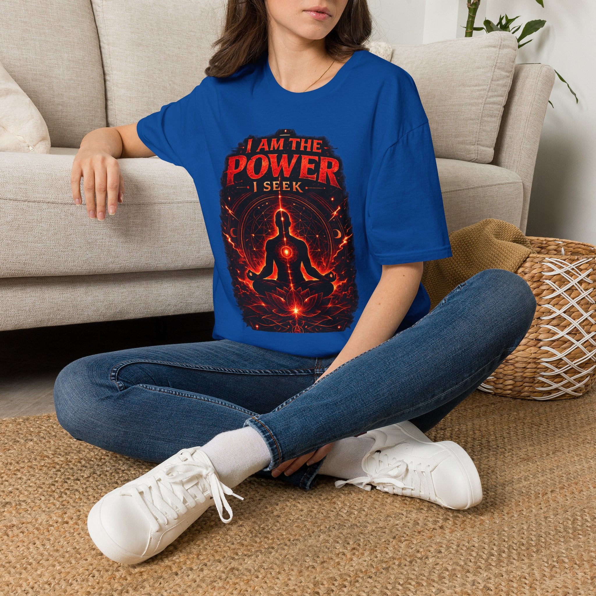 I Am The Power I Seek T-Shirt — Meditation & Empowerment Spiritual Tee - Awaken Within Apparel