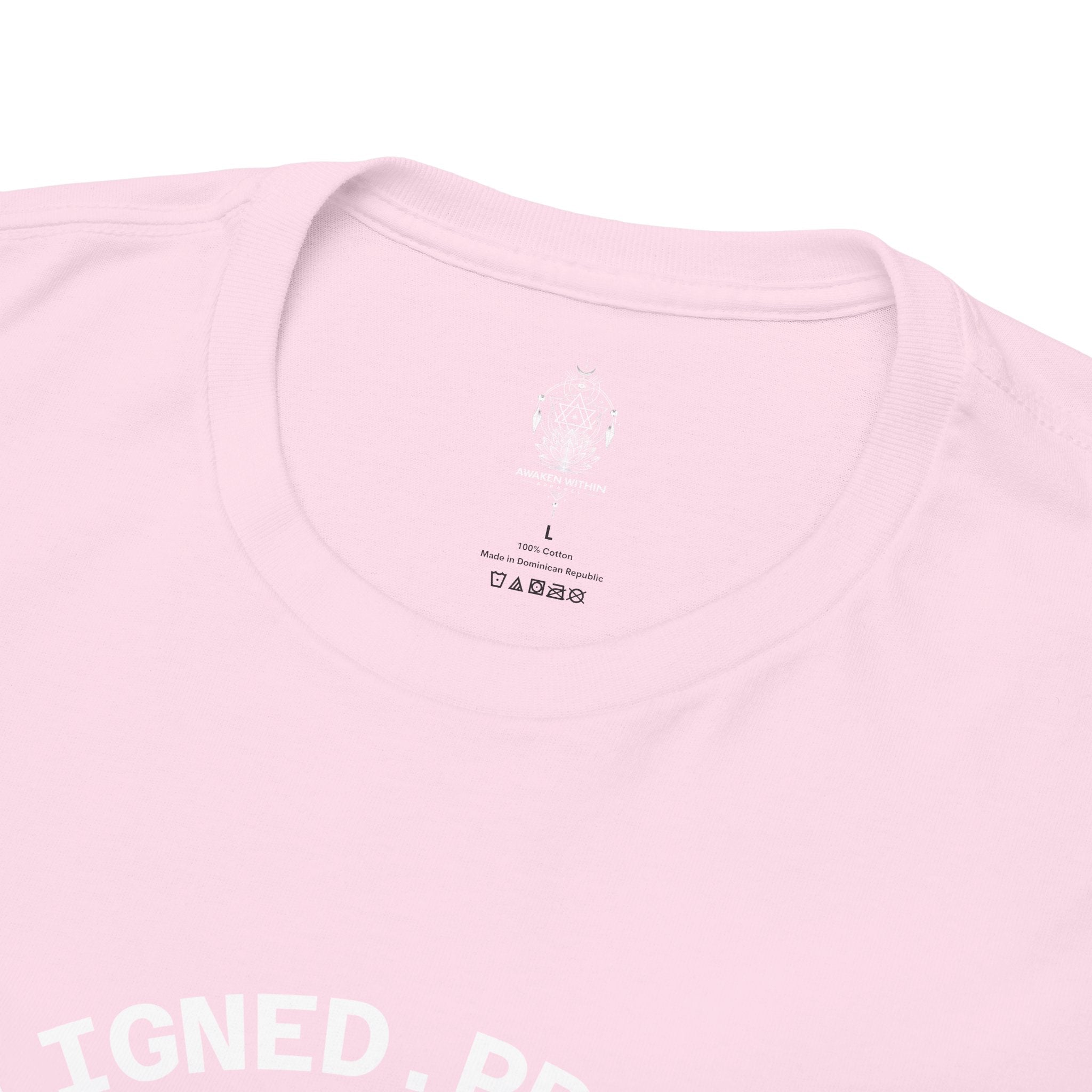 AWA Circle Logo Tee — Bold Black Graphic T‑Shirt with 'AWA' Emblem